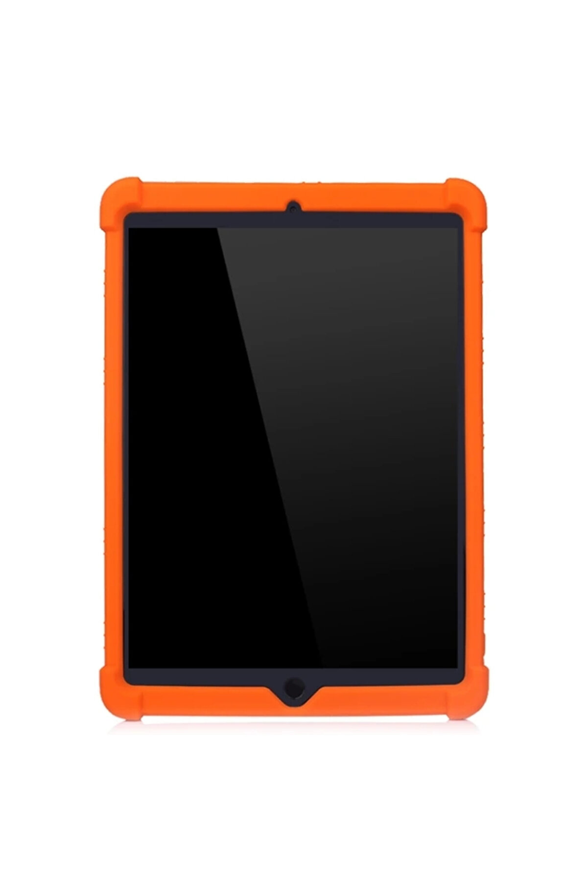 Buti̇k İpad 7 10.2 İnch- İpad Ai̇r 3 10.5 İnch Kılıf Standlı Darbe Emi̇ci̇ Si̇li̇kon Kılıf-(5775)
