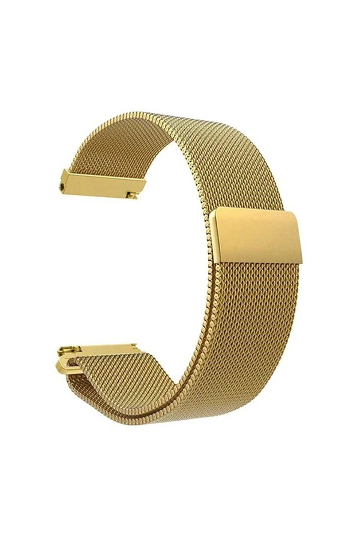 Buti̇k Mi̇jobs Xi̇aomi̇ Amazfi̇t Bi̇p Metal Mi̇lano Loop Kayış Kordon-(5775)