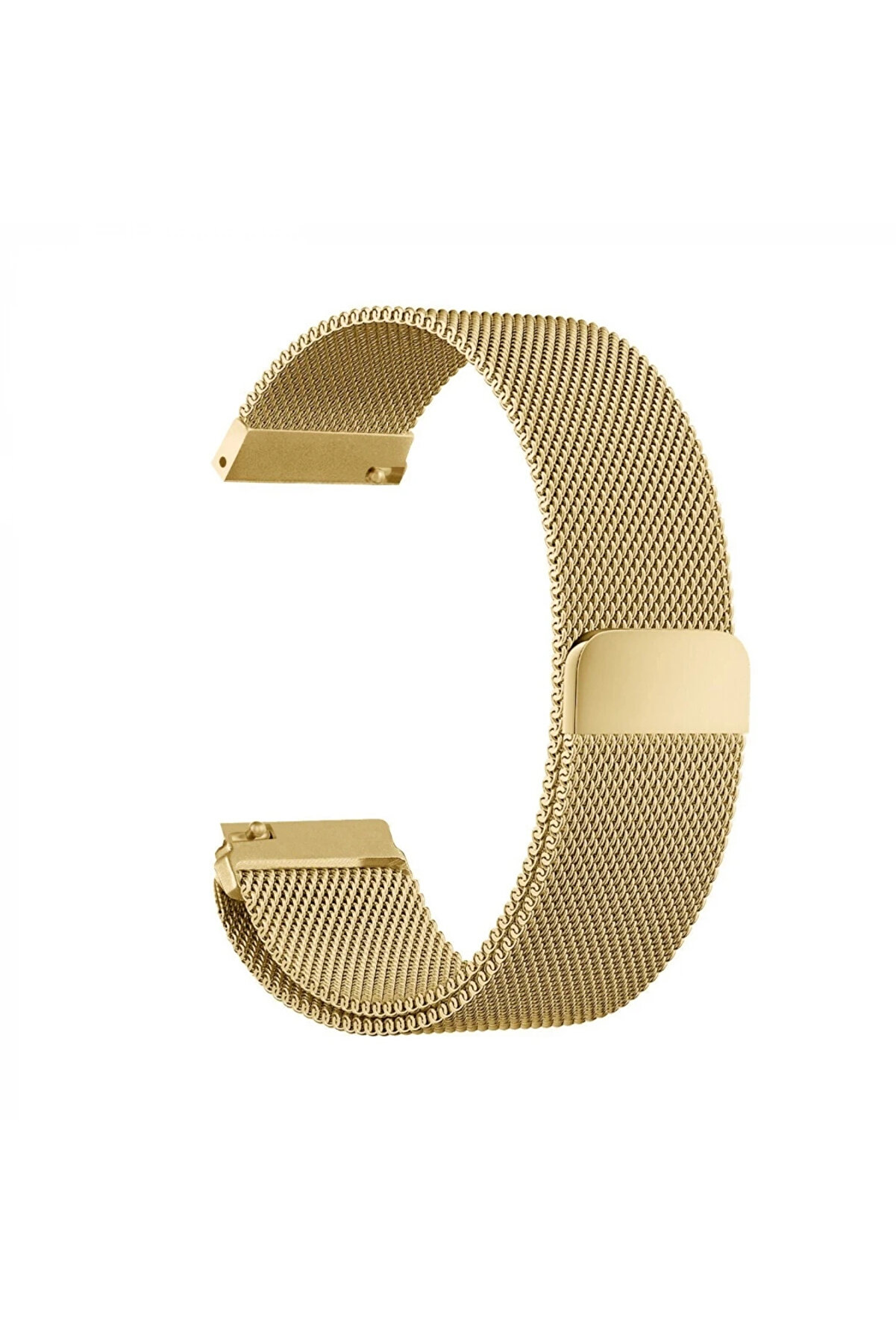 Buti̇k 22Mm Gear S3 Watch 4 -Gt2 Gt2E 46Mm Kayışkordon Metal Mi̇lano Loop-(5775)