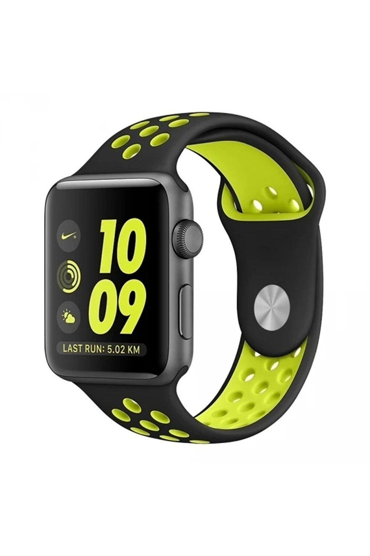 Buti̇k Ally Apple Watch 7-8 45Mm 6-5-4 44Mm Kayış Kordon Ni̇ke Style Soft Si̇li̇kon 3-2-1 42Mm-(5775)