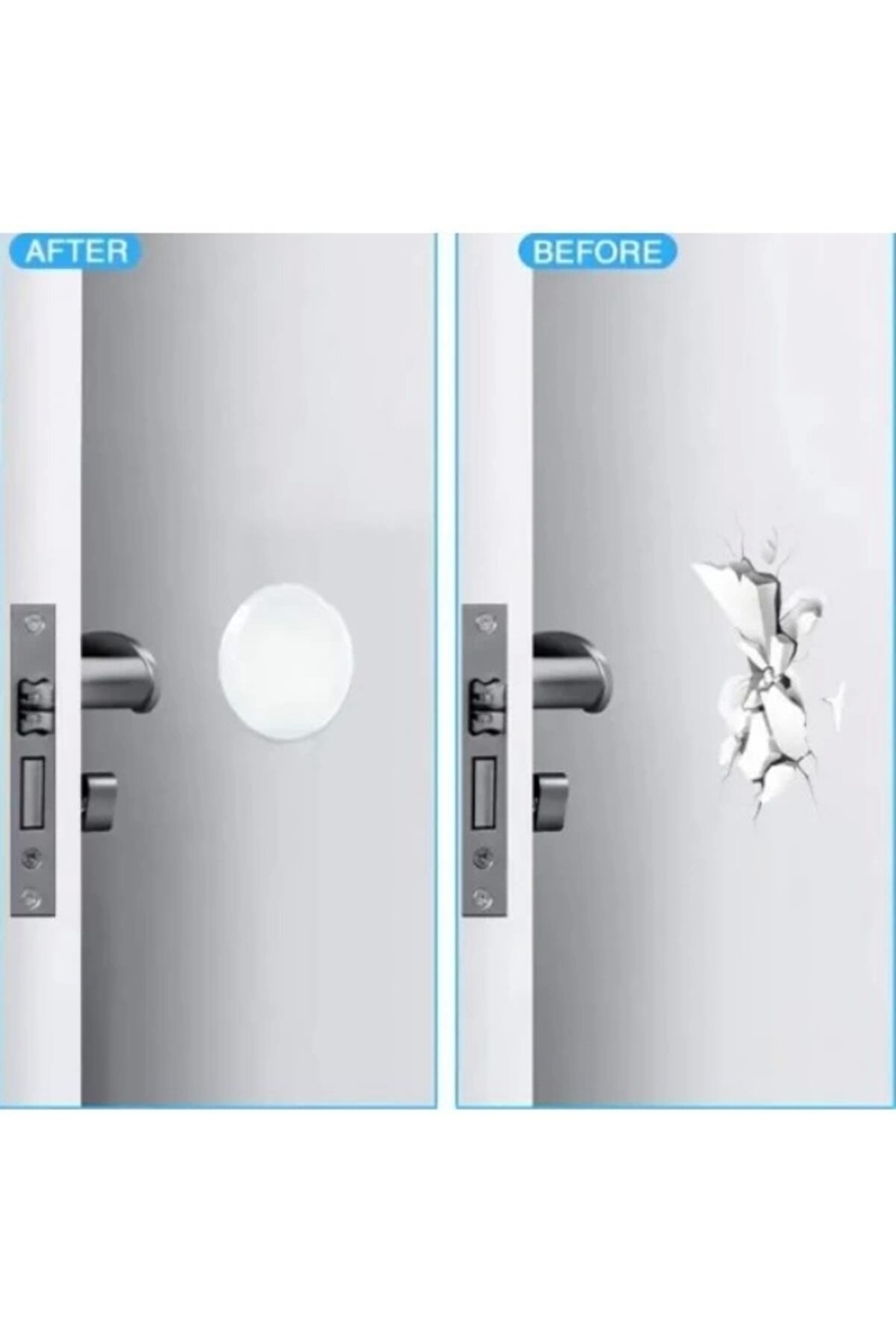 Şeffaf Si̇li̇kon Mobi̇lya Ve Kapı Durdurucu Darbe Pedi̇ 6 Lı Set