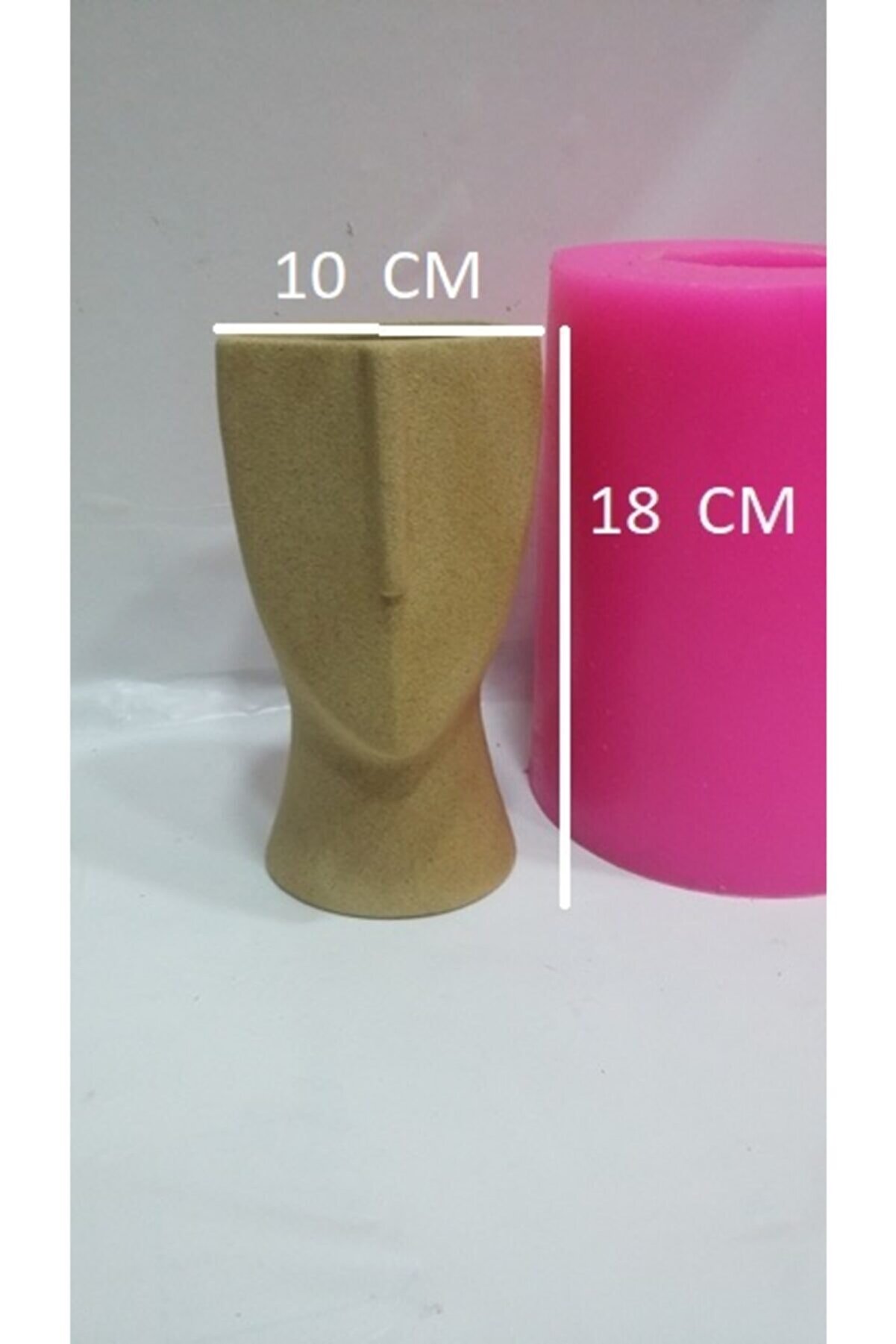 Kalıpcınızburada Yüz Saksı Si̇li̇kon Kalıp