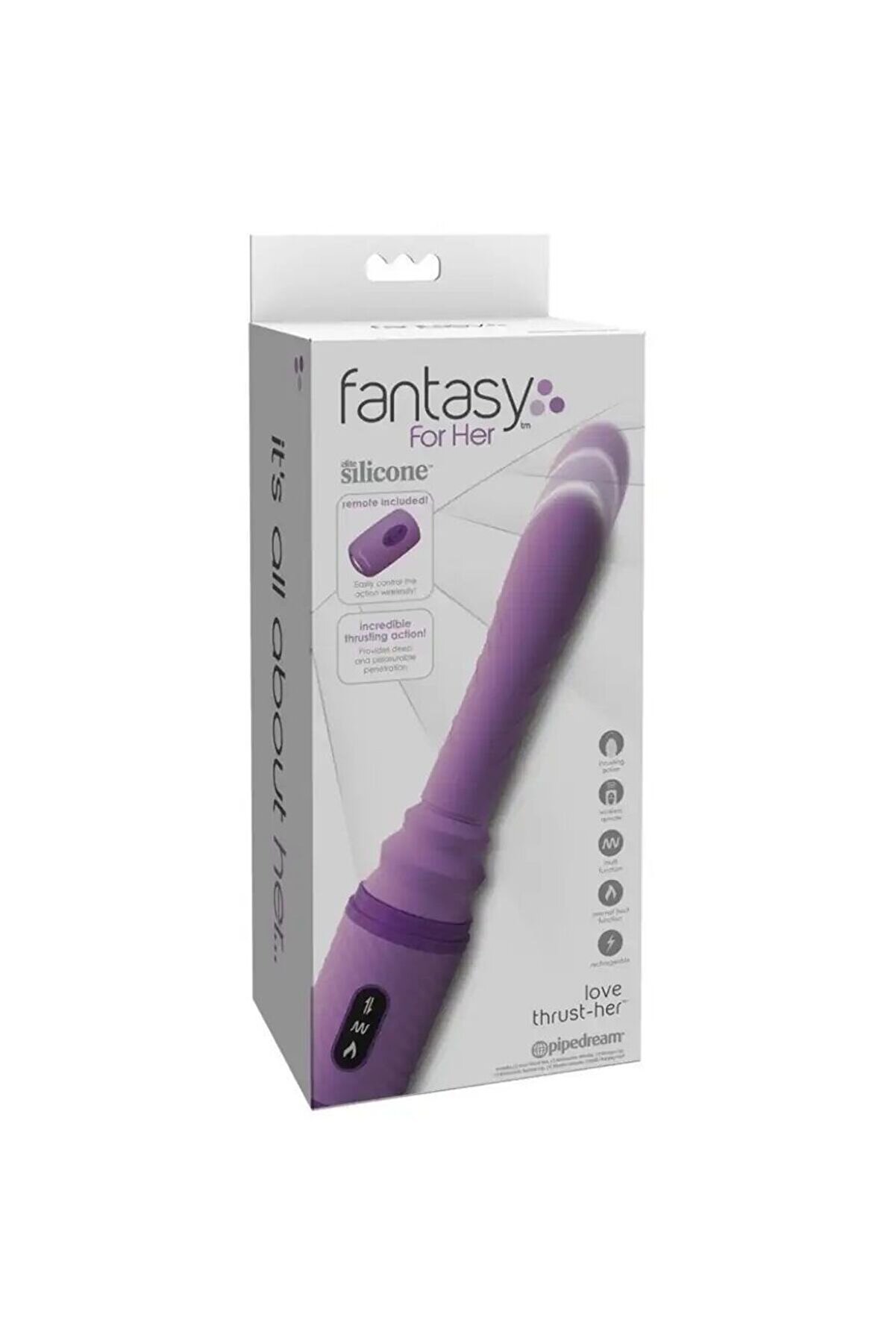 Pi̇pedream Fantasy For Her Love Thrust-Her Uzaktan Kumandalı Sex Maki̇nesi̇ Vi̇brat&ouml;r