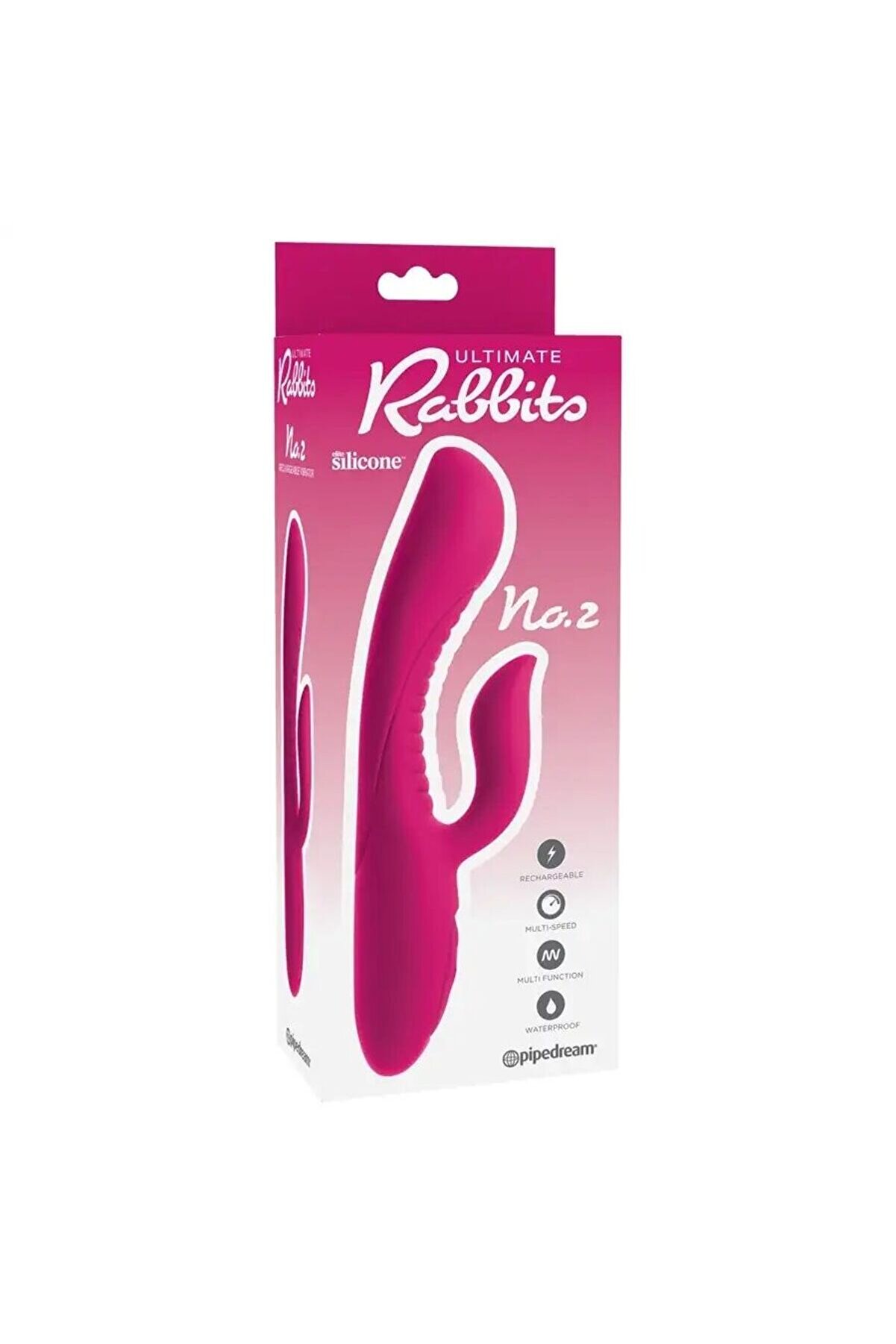 Pi̇pedream Ulti̇mate Rabbi̇t No.2 &Ccedil;i̇ft Motorlu Usb Şarjlı Rabbi̇t Vi̇brat&ouml;r