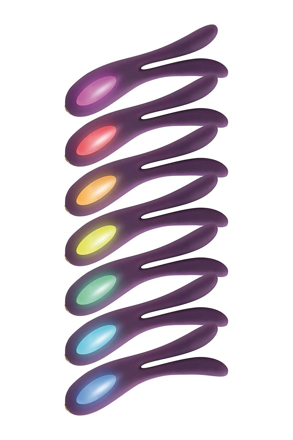 Erox Luz Flare Purple &Ccedil;i̇ft Uyarıcılı Vi̇brat&ouml;r