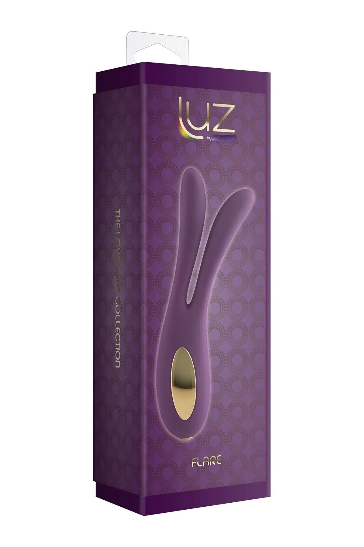 Erox Luz Flare Purple &Ccedil;i̇ft Uyarıcılı Vi̇brat&ouml;r