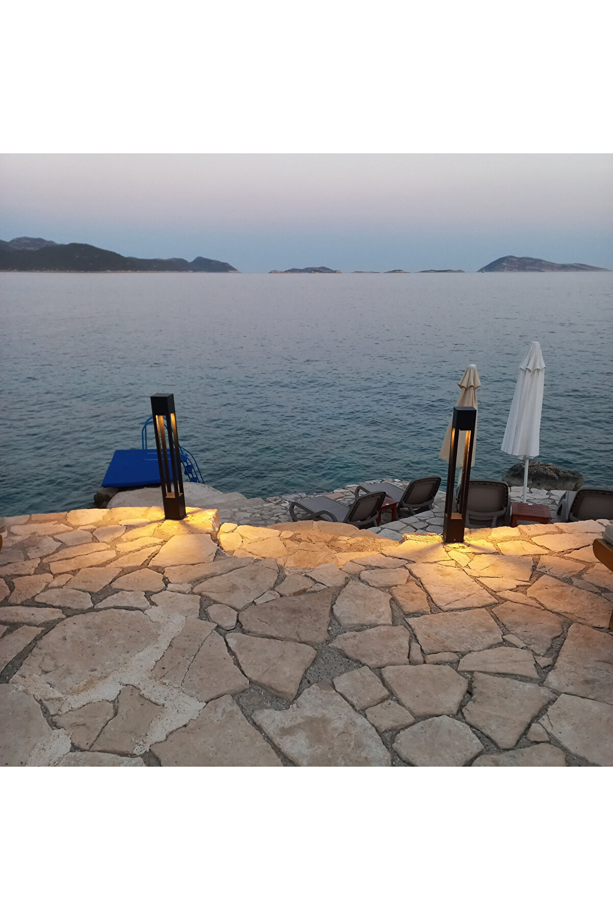 Luma Alümi̇nyum Led Bahçe Bollard Aydınlatma 75 Cm