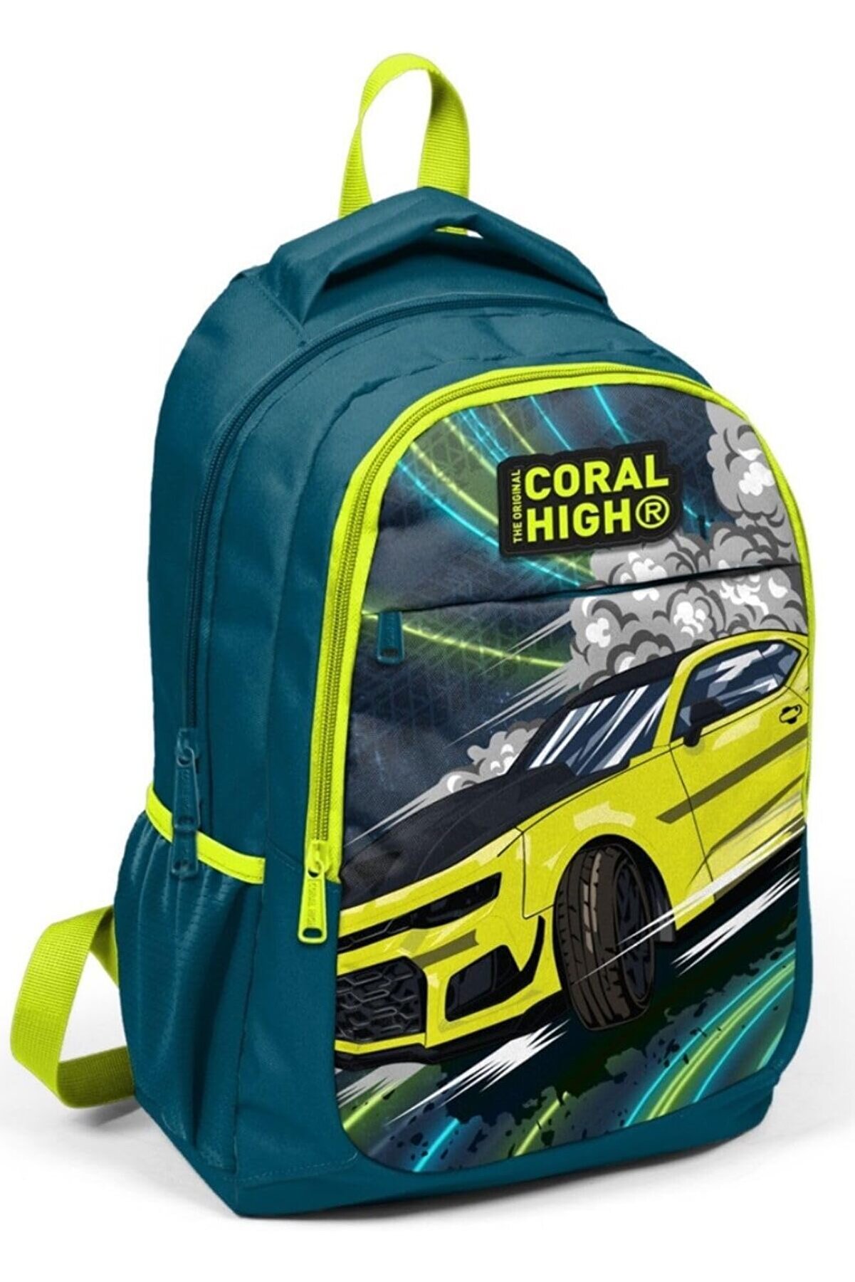 Nefti̇/Sarı Araba İlkokul Ve Ortaokul Sırt &Ccedil;antası &Uuml;&ccedil; B&ouml;lmeli̇ Erkek &Ccedil;ocuk 1014773