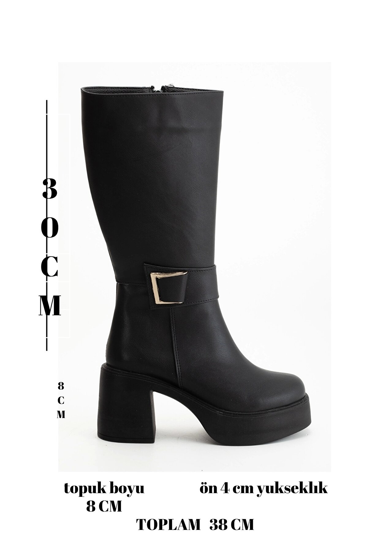 Gult Kadın Tokalı &Ccedil;i̇zme