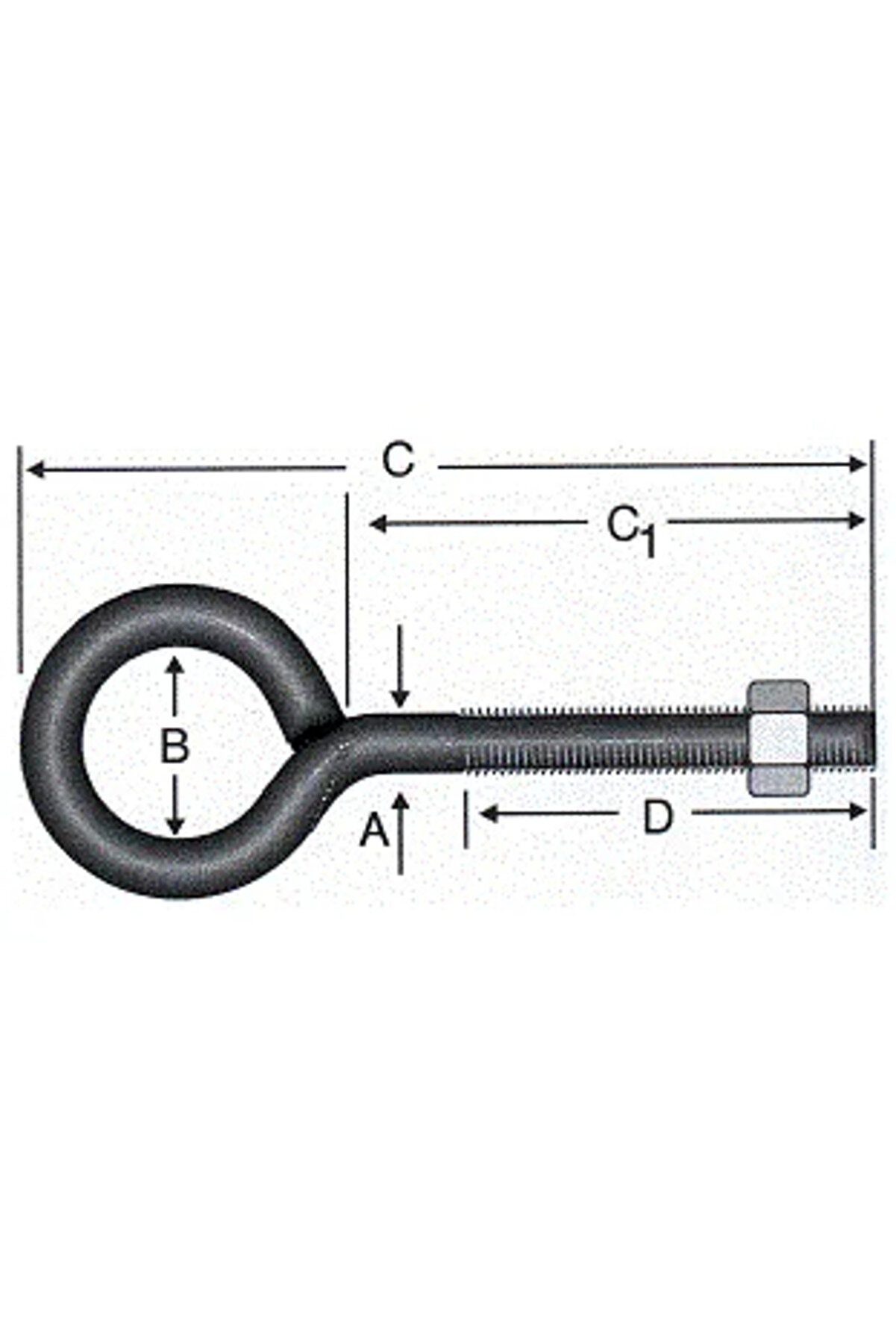 Kaynaklı Ci̇vata M8X190 50 Adet