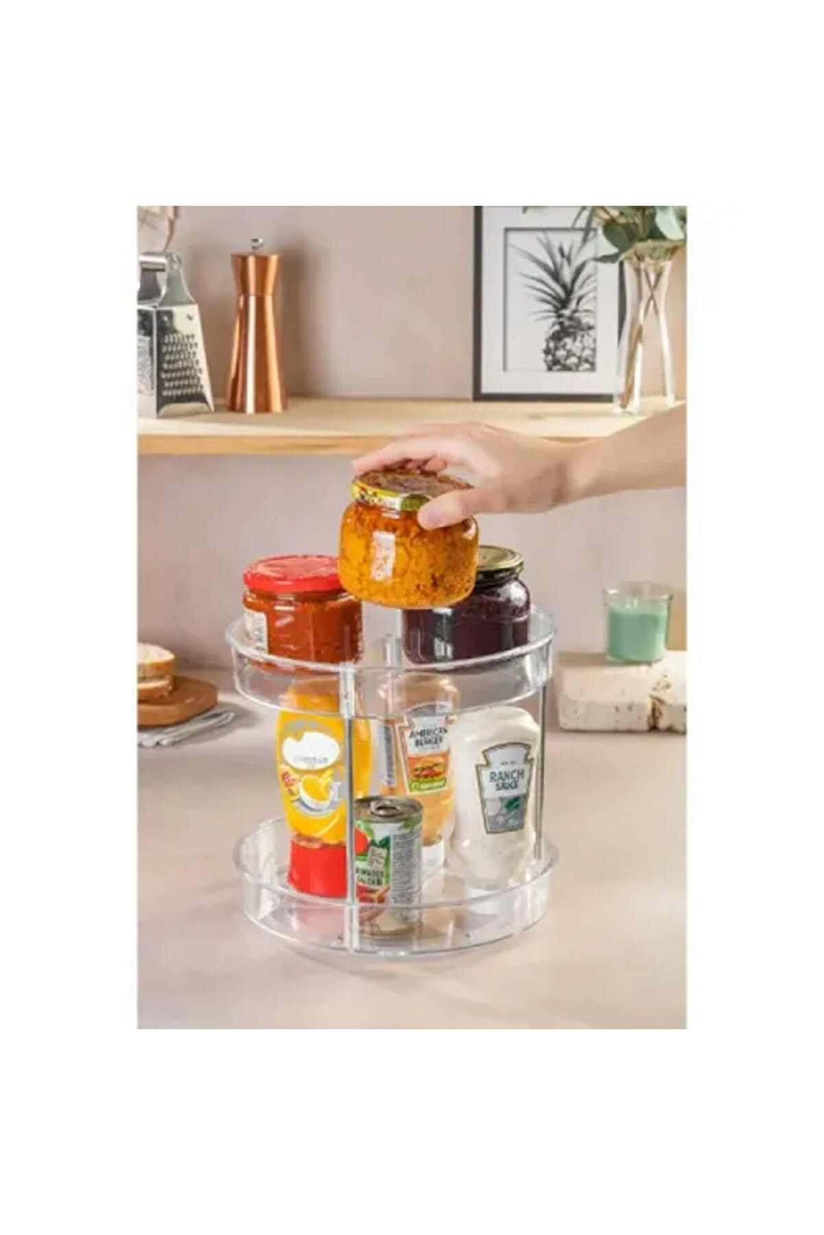 Çok Amaçlı Dönebi̇len 2 Katlı Organi̇zer