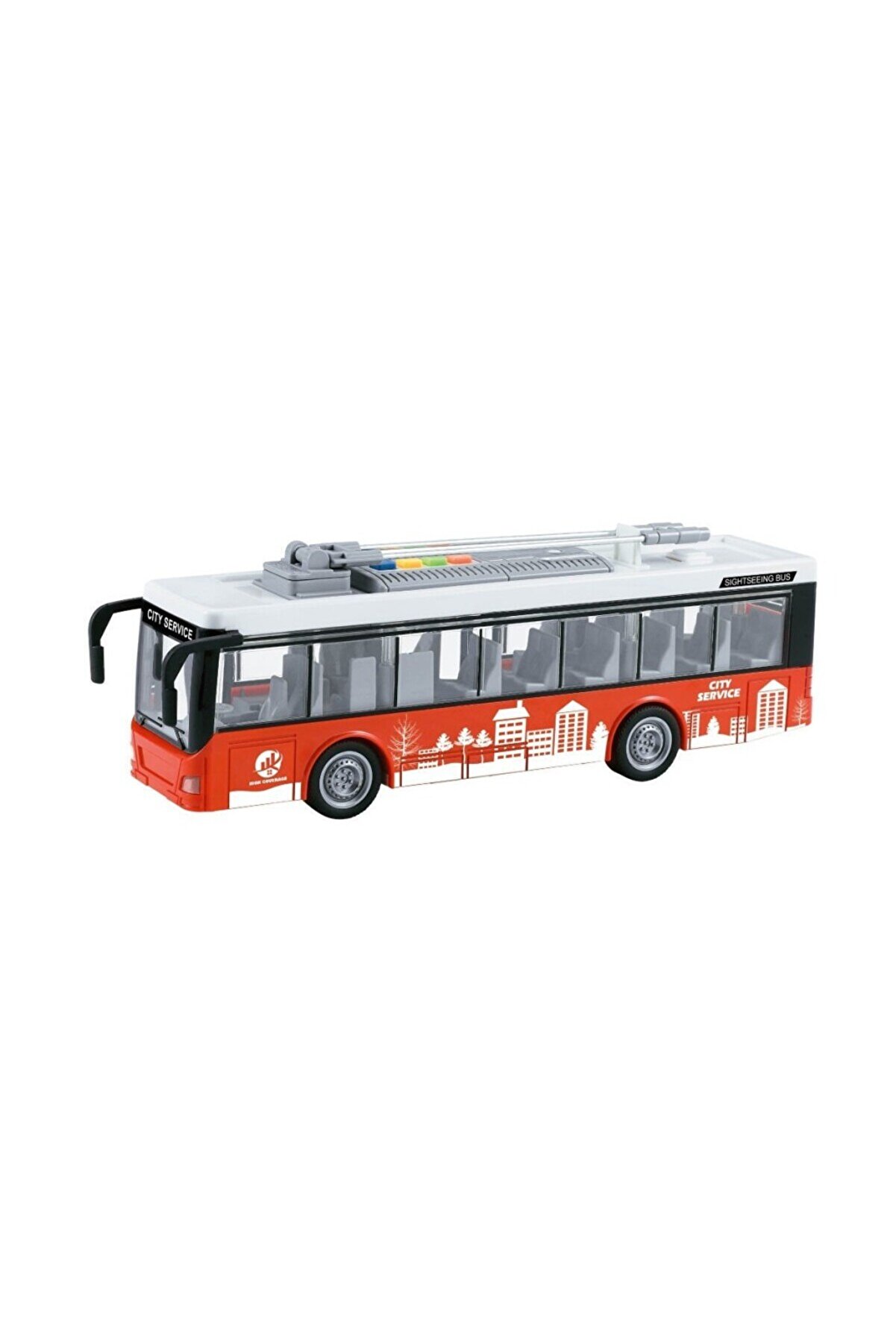 Toptan Bulurum WY911ABSesliveIşıklıElektrikliOtobüsTroleybüs116Vardem