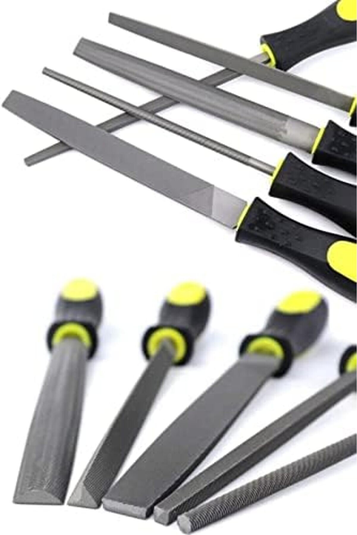 Shopverse Büyük Boy Eğeleme Seti̇ 32Cm 5 Li̇ Eğe Seti̇ Hava Çeli̇ği̇, Metal, Ağaç 1410 Trendfli̇ck 10