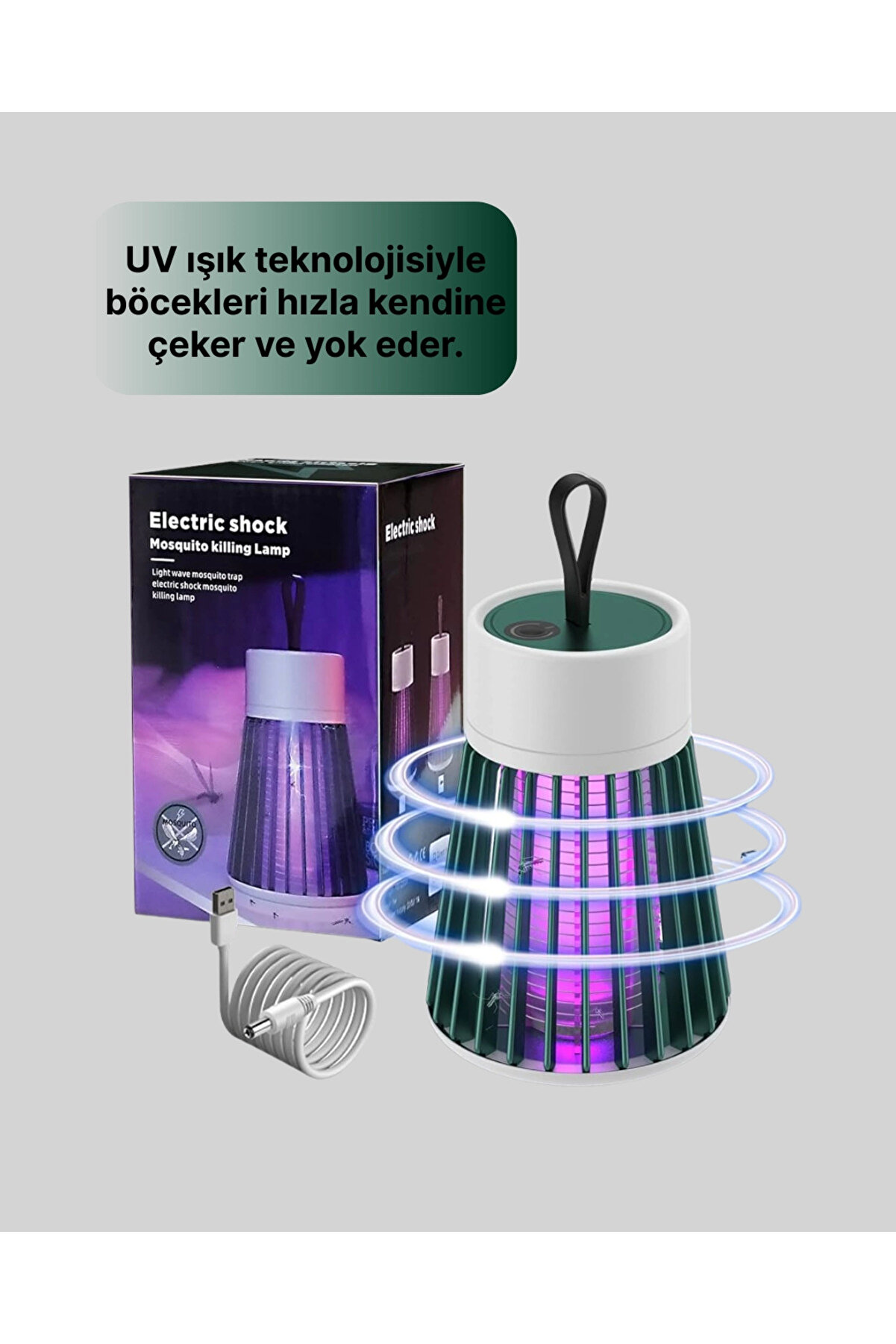 Uzun Ömürlü Bataryalı Taşınabi̇li̇r Böcek Kovucu