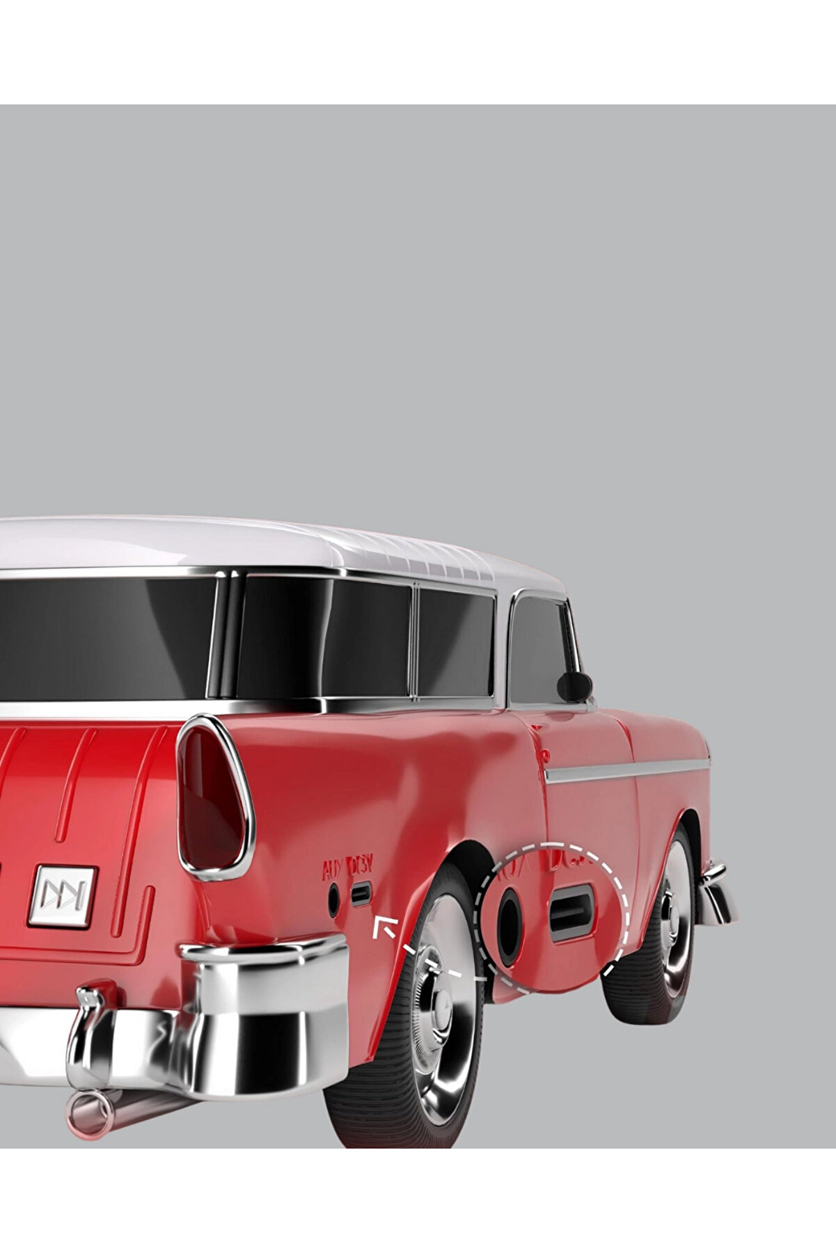 Retro Araba Şeki̇lli̇ Kablosuz Bluetooth Hoparlör