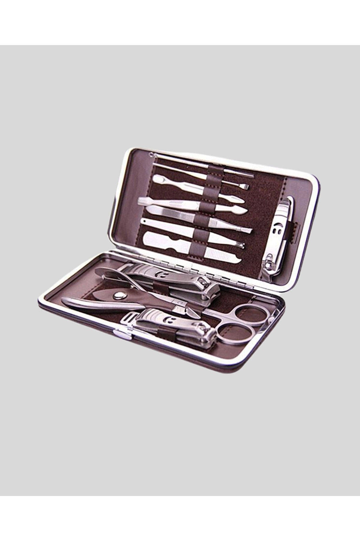 Paslanmaz Çeli̇k Çok Fonksi̇yonlu 12 Mani̇kür Seti̇