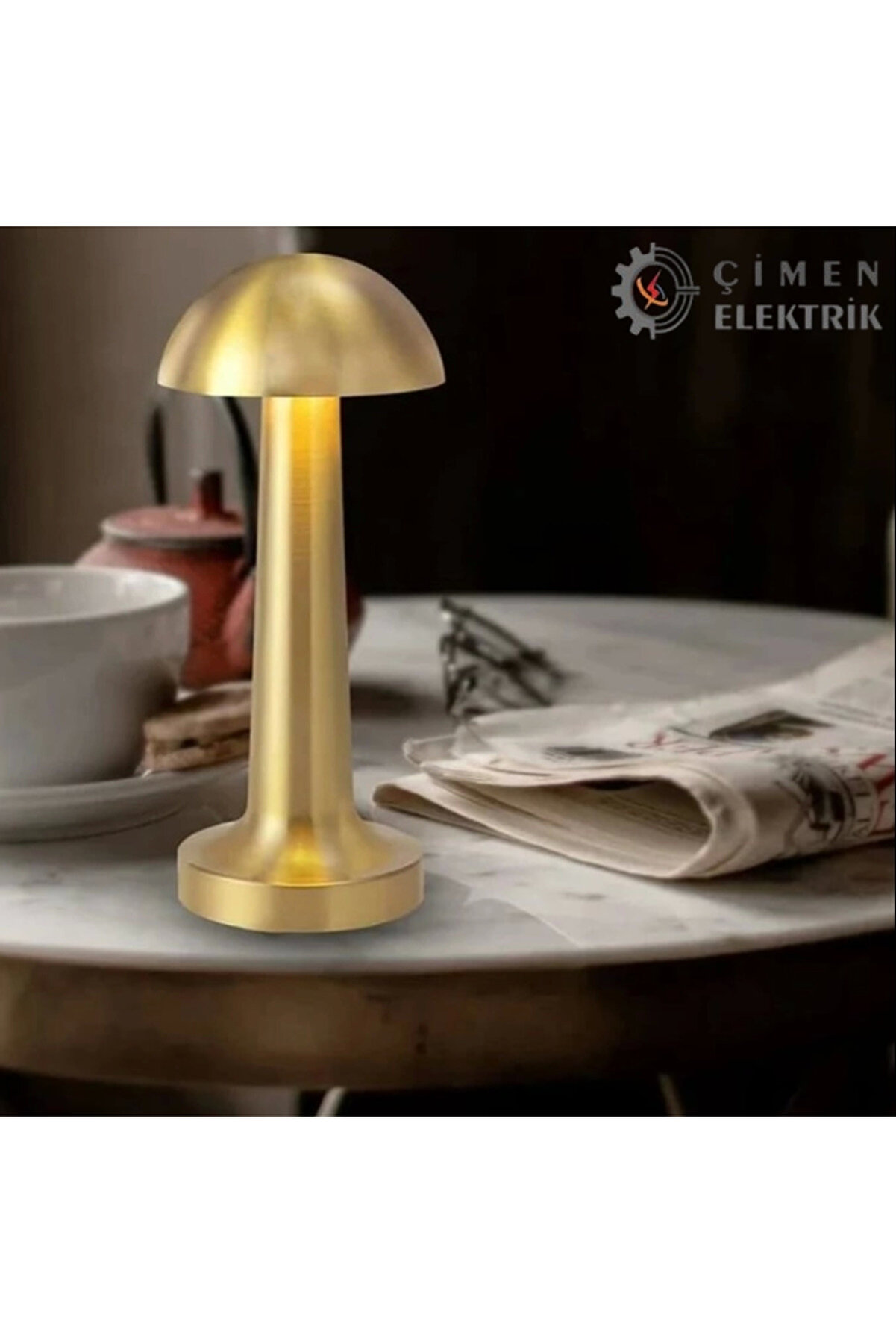 Noas Yl86 1230 Ati̇na Şarjlı Gold Masa Lambası 3 Renk