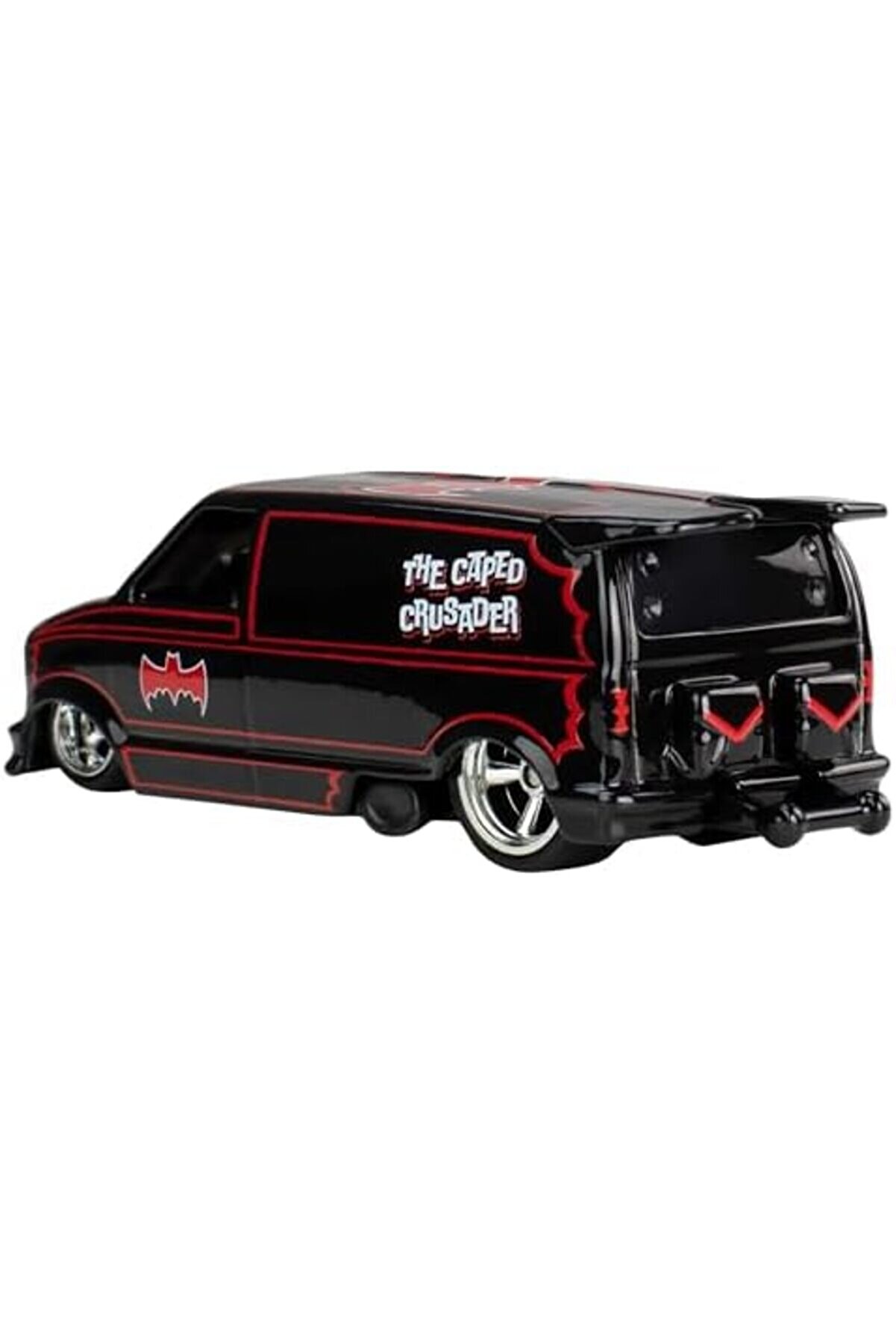 Modashi̇ne 1985 Chevy Van Batmobıle Cast Model Araba - &Ouml;l&ccedil;ek 164 - Uzunluk 7 Cm Pop Culture Hvj48 Mo
