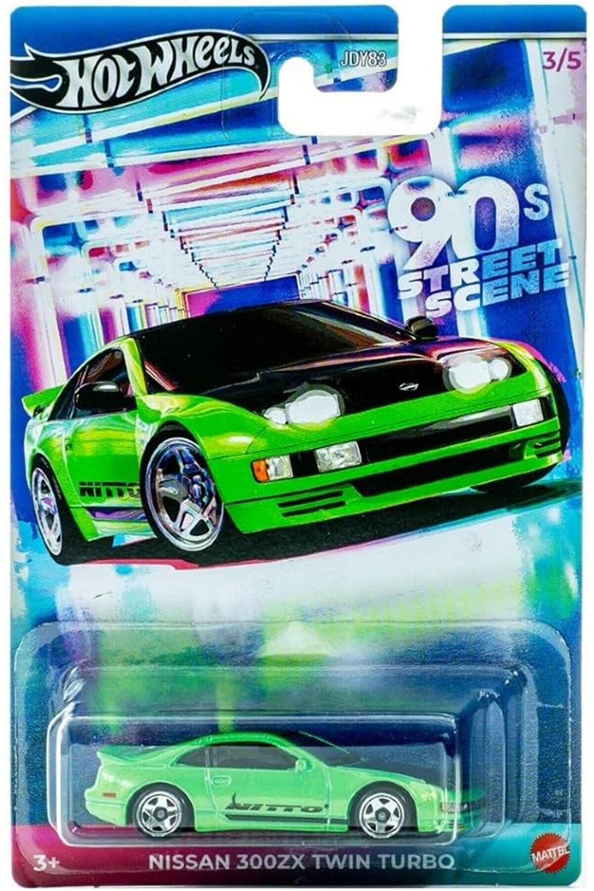 STOREMAX modashine Temalı Arabalar 90's Street Scene 300ZX Turbo modascope 1014773
