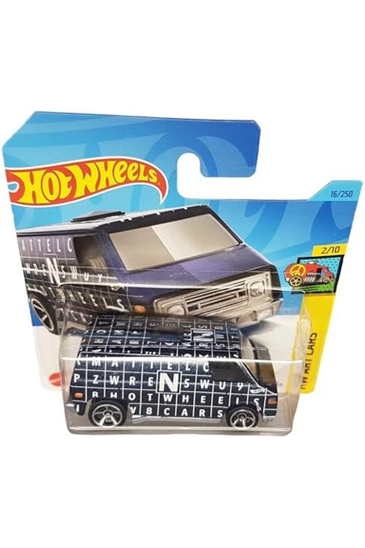 Modashi̇ne - 70S Van - Hw Art 2/10 - Hkk16 - Short Card - Metal Flake Navy - 2023 Modascope 1014773