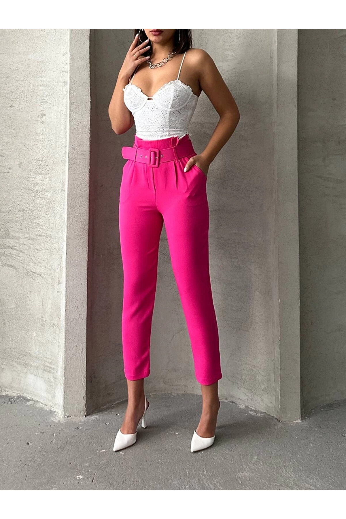 Ethab Ti̇caret Kemerli̇ Havu&ccedil; Pantolon