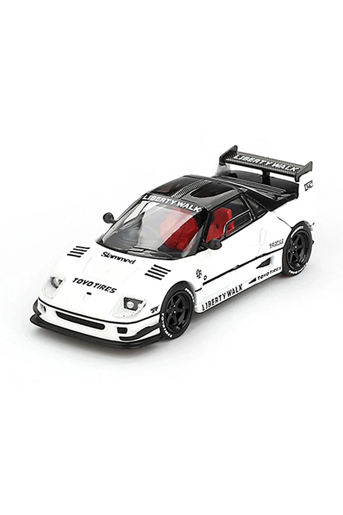 Toptan Bulurum Mini GT 1/64 Mazda AZ1 Liberty Walk LB40 White 2024 Tokyo Auto Sn
