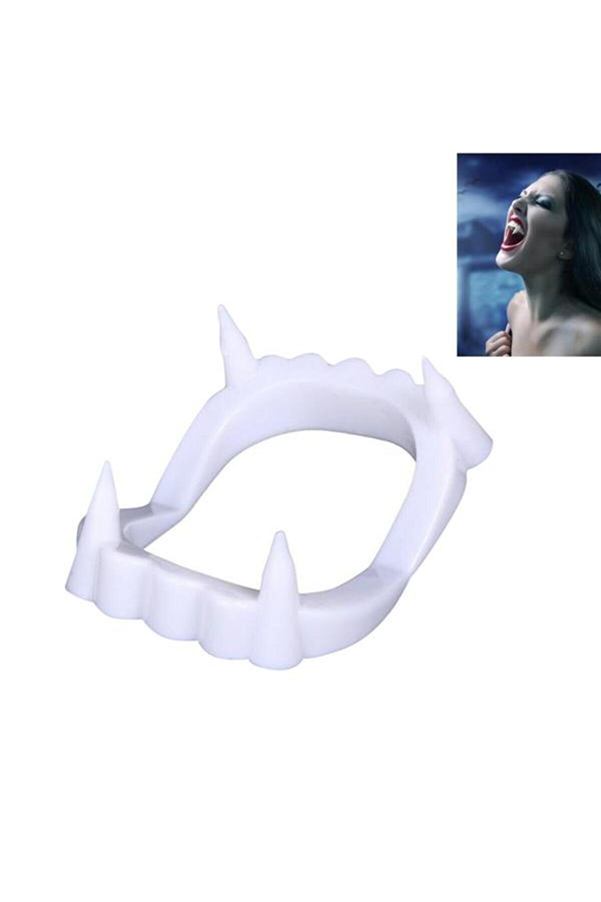 Ethab Ti̇caret Beyaz Renk &Ccedil;i̇ft Damak Takma Vampi̇r Di̇şi̇