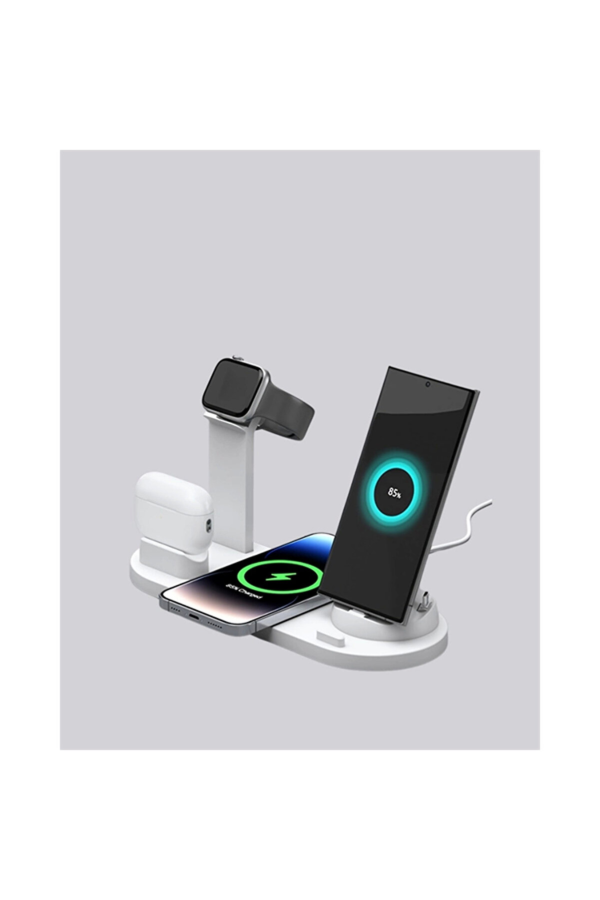 360° Döner Bağlantı Noktalı Kaymaz Taban – Akıllı Şarj Teknoloji̇si̇yle Donatılmış Geni̇ş Uyumluluk