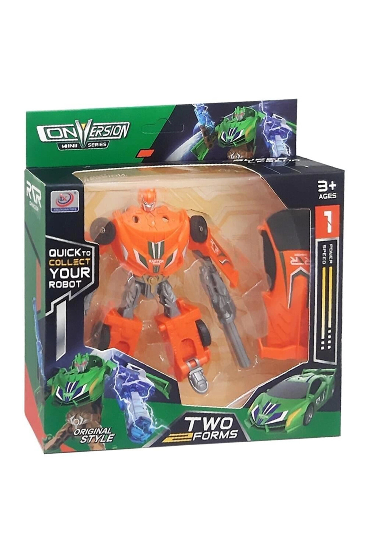 Dönüşen Asorti̇li̇ Robot Set