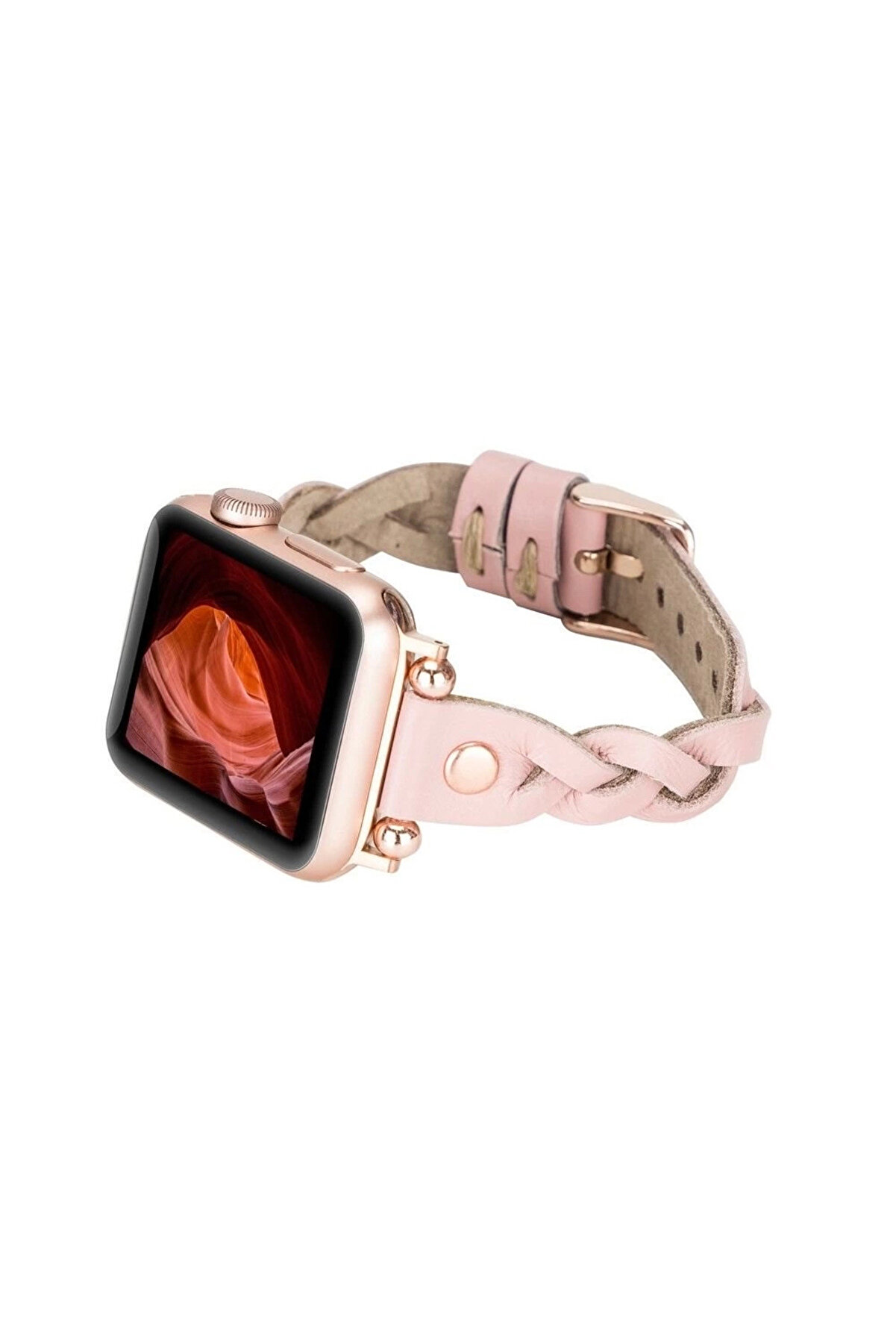 Apple Watch Uyumlu Deri̇ Kordon Wanda 38-40-41Mm Rt Nu2