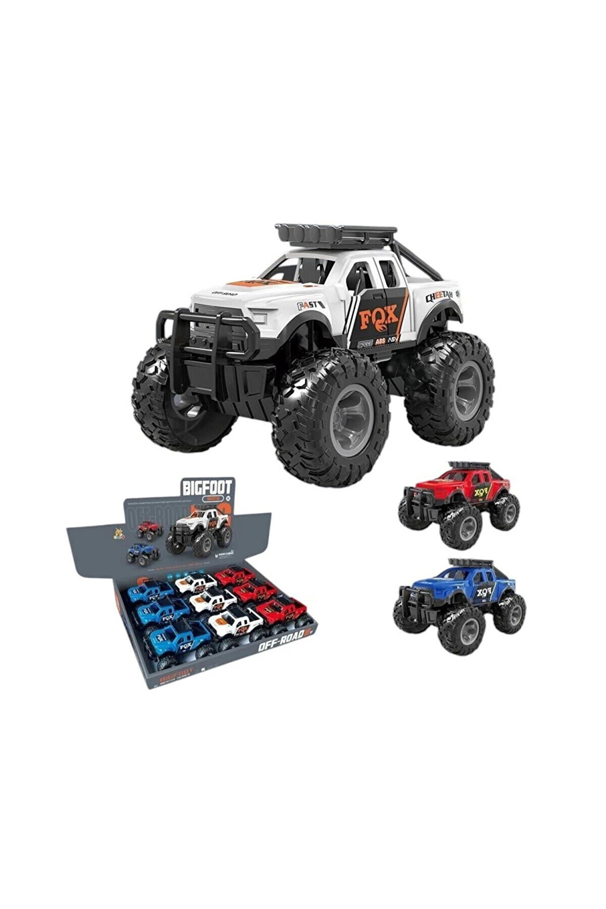 NW NessiWorld XFG-989-108 Vardem Sürtmeli Bigfoot Off-Road Jeep - 1 Adet Stokta Olan Renk Gönderilir