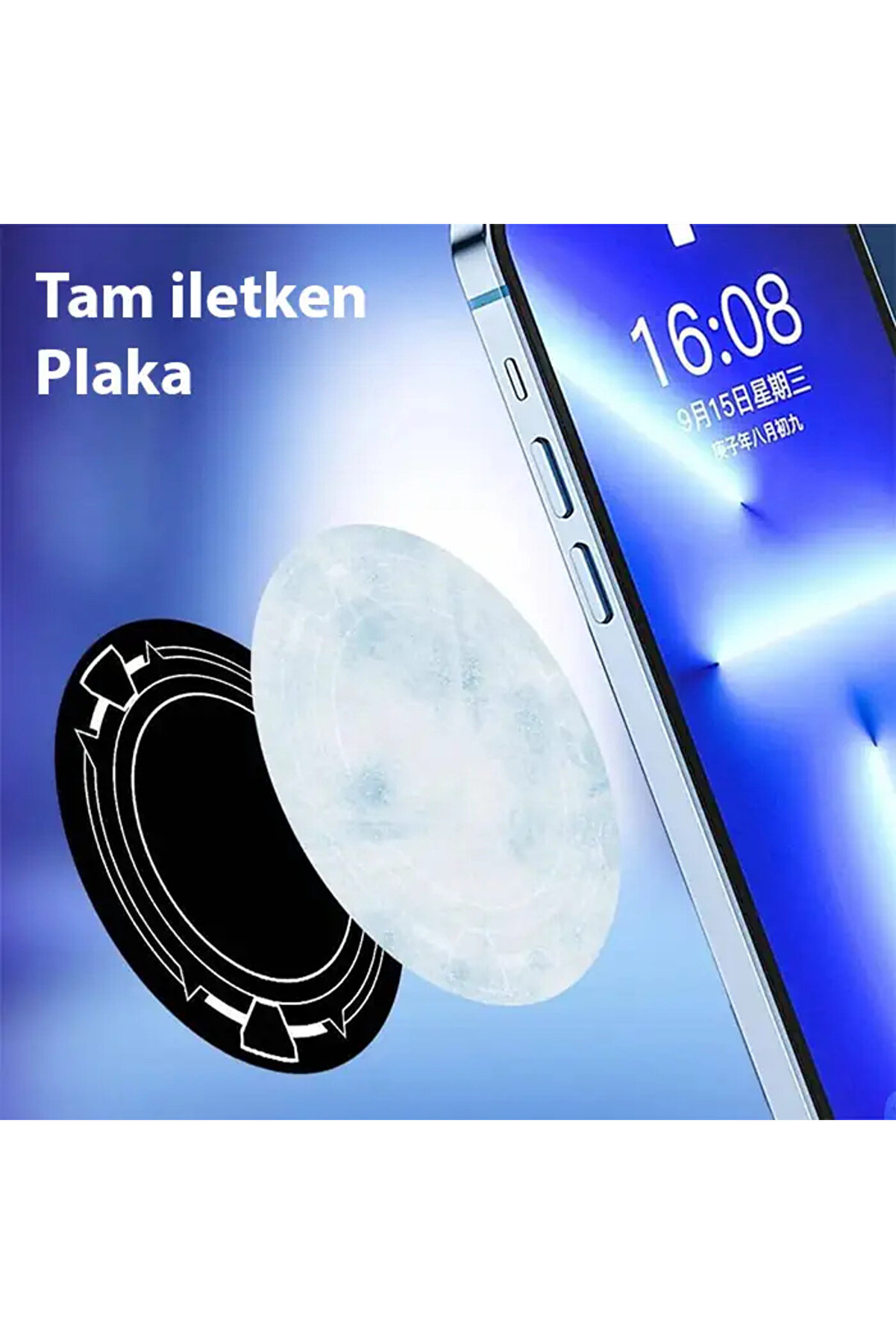 Manyeti̇k Metal Halka - Telefon Soğutucu Uyumlu Cx07-Cx08 Ve Manyeti̇k Tüm Modeller- - Gms6111-3237