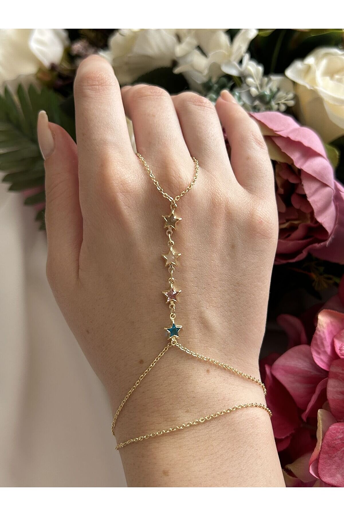 Ateli̇er Emi̇ne Renkli̇ Yıldızlı Gold Şahmeran