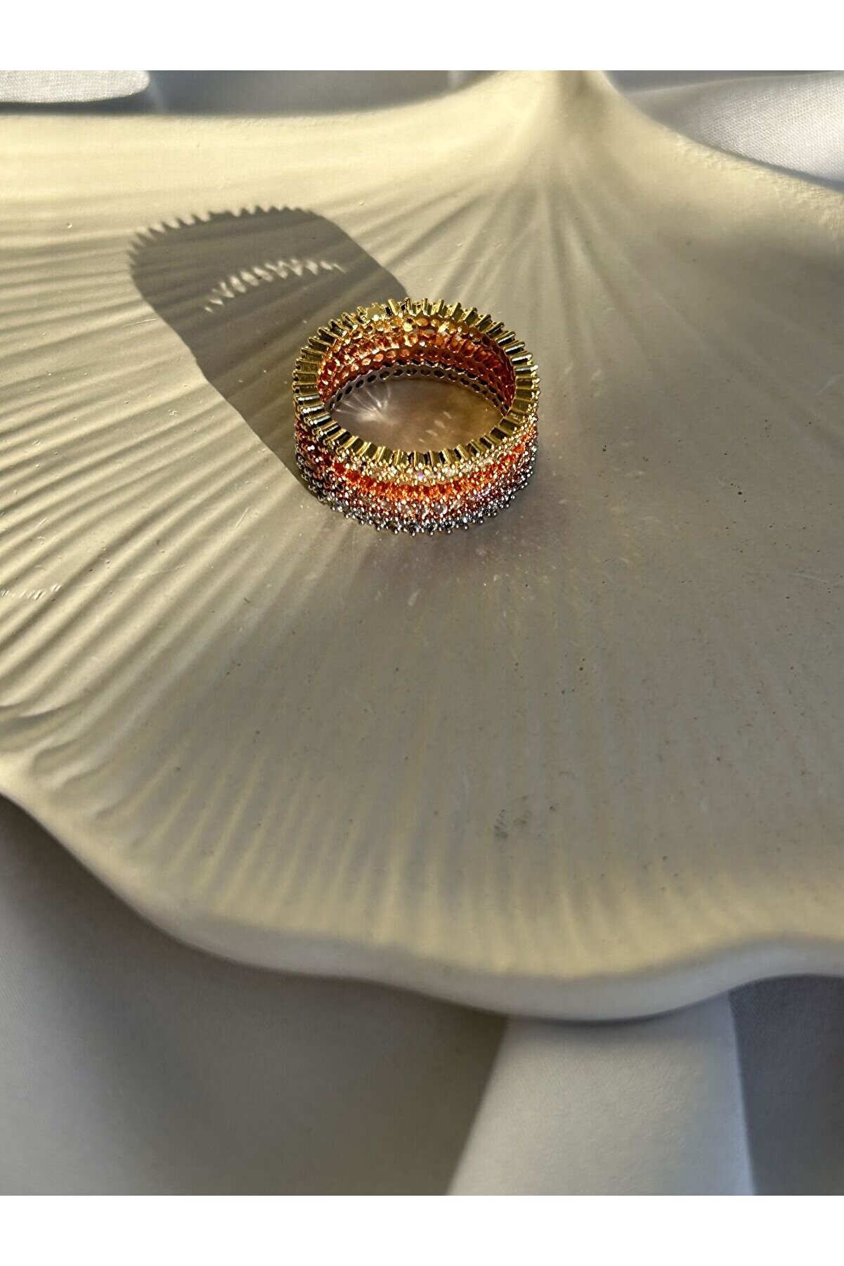 Ateli̇er Emi̇ne Yıldız Detaylı Çoklu Yüzük