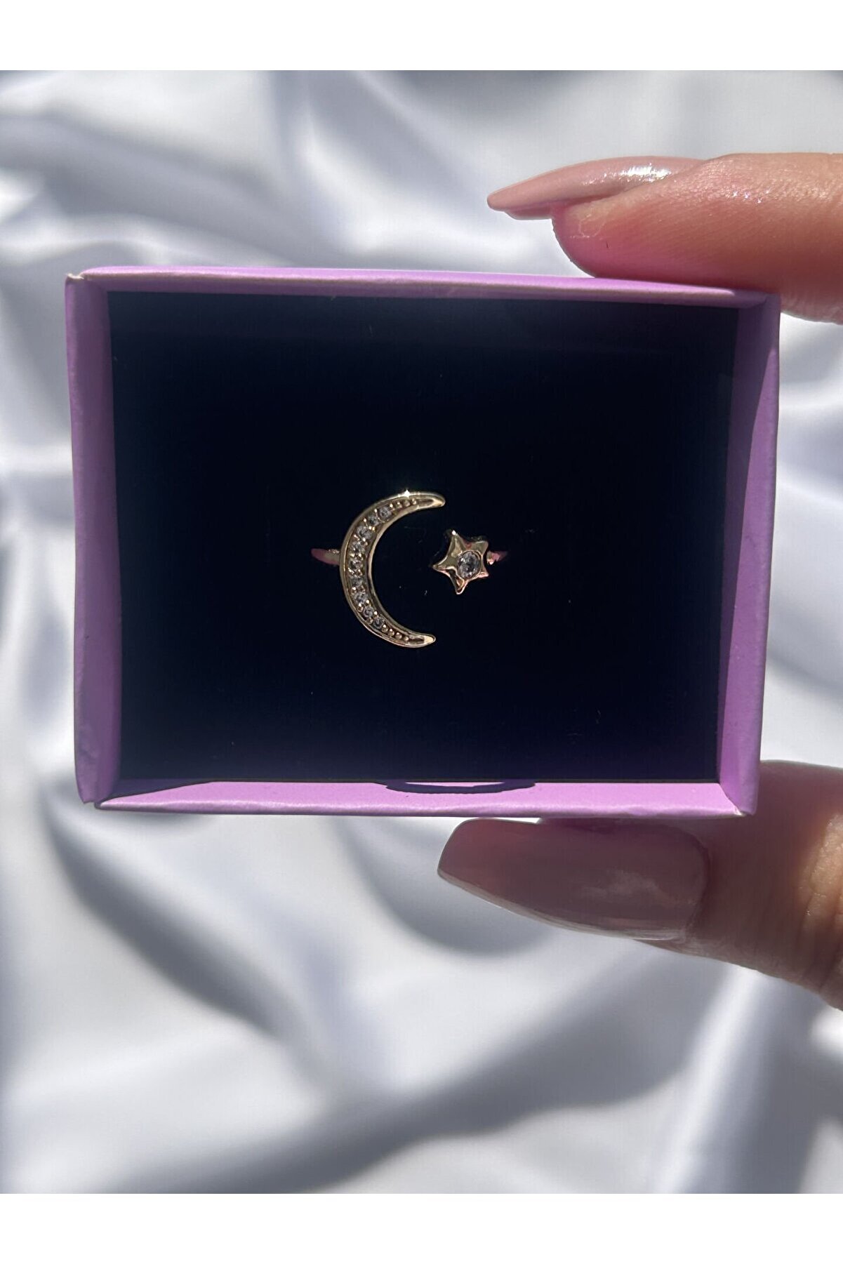 Ateli̇er Emi̇ne Taşlı Ay Yıldız Yüzük