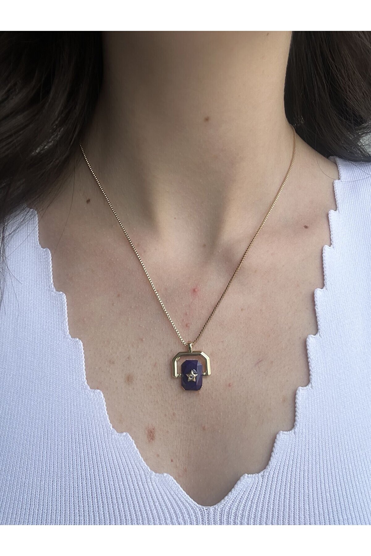 Ateli̇er Emi̇ne Yıldızlı Kuars Taş Kolye