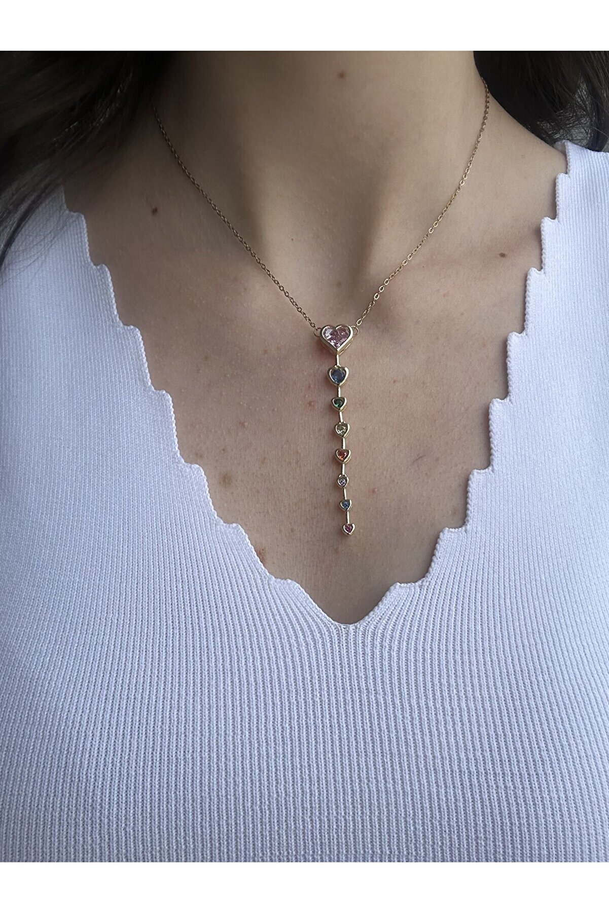 Ateli̇er Emi̇ne Renkli̇ Kalp Y Kolye