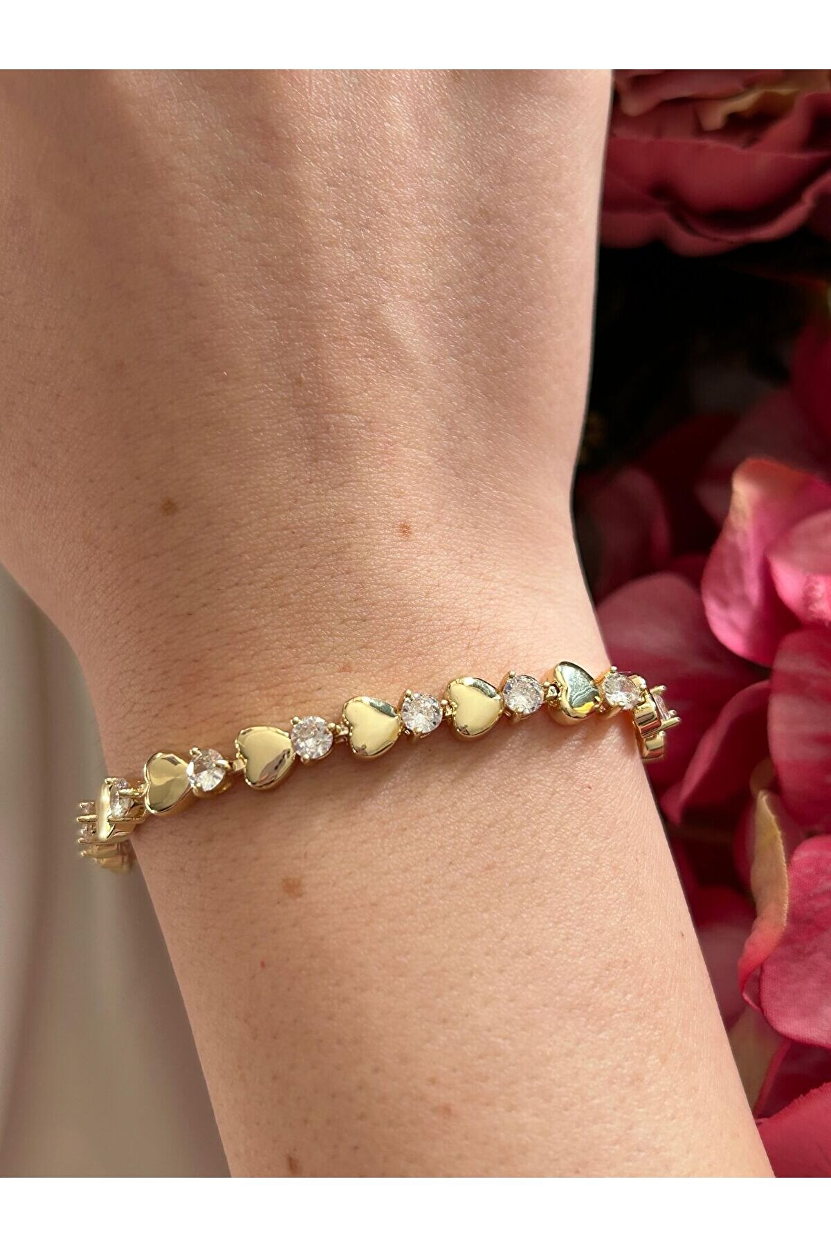 Ateli̇er Emi̇ne Zi̇rkon Detaylı Kalp Bi̇lekli̇k