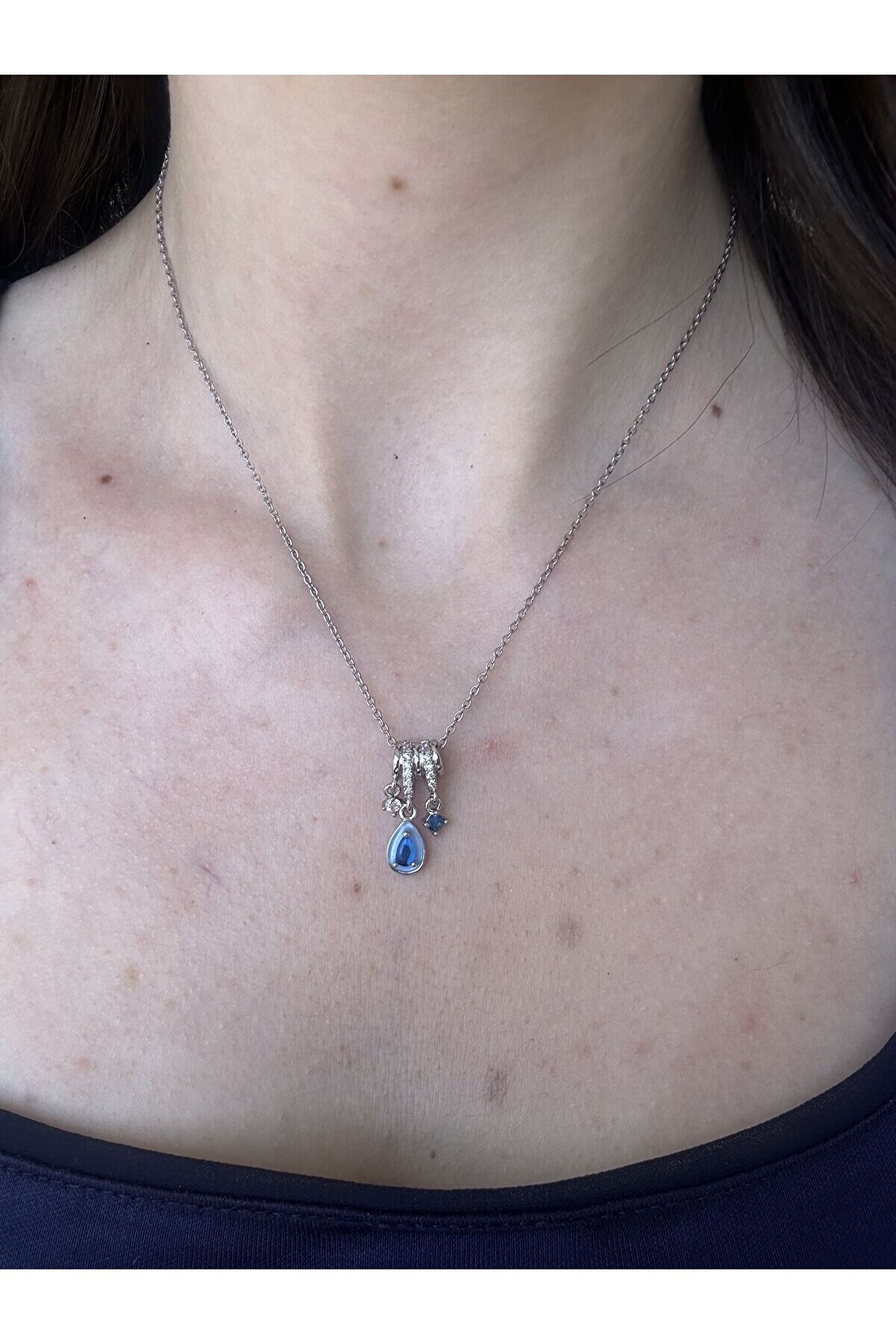 Ateli̇er Emi̇ne Mavi̇ Charmlı Kolye