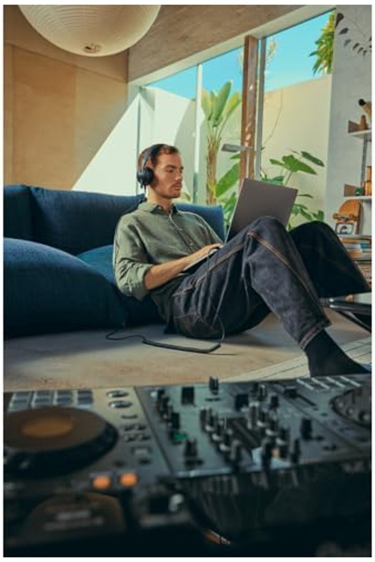 Svngsphereshop Nth-50 Profesyonel Kulak &Uuml;st&uuml; Kablolu Dj Kulaklıklar | Dayanıklı, Rahat, Hi̇-Fi̇ Ses |