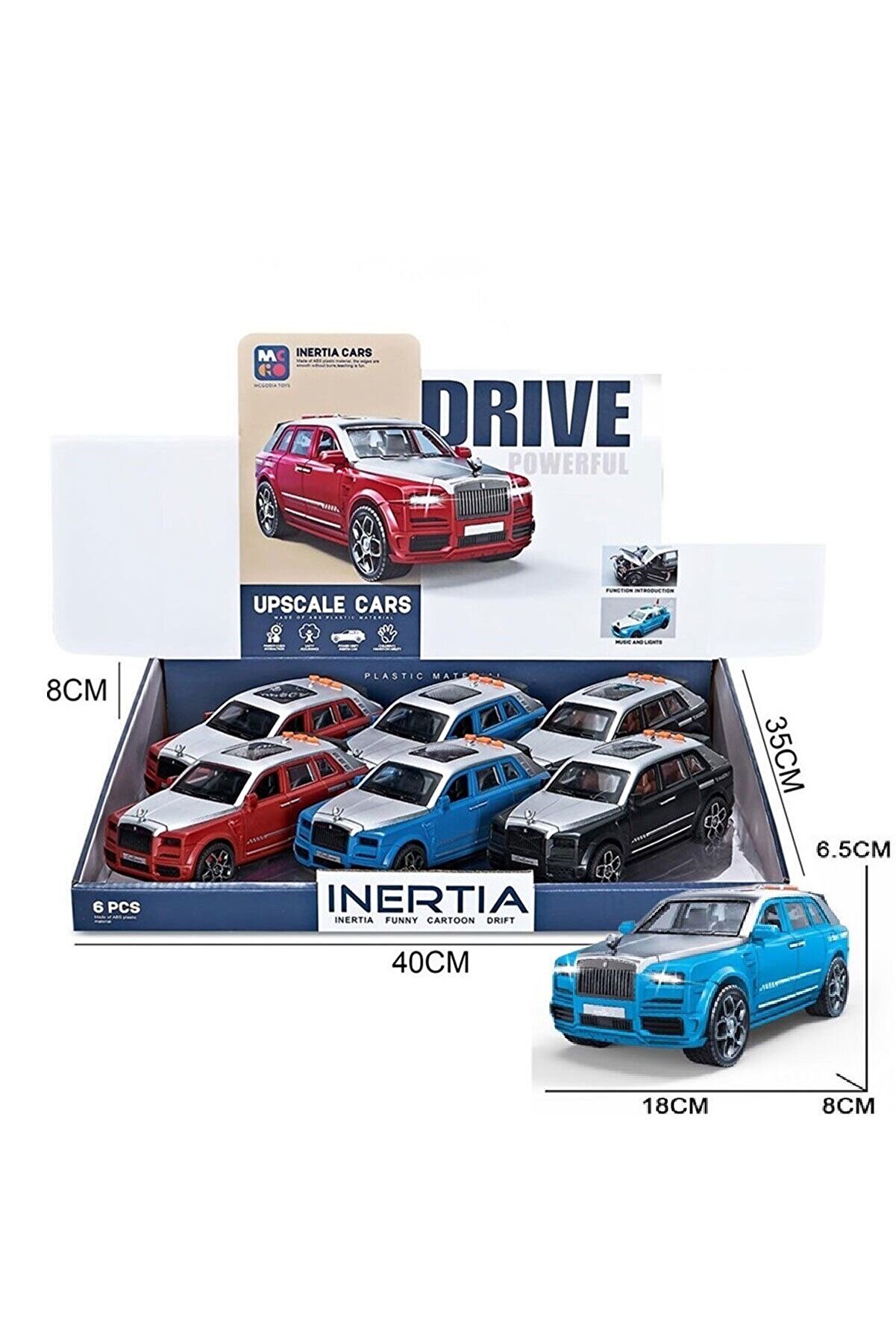 FTT SHOPPING MARKET MG-D700-03 Işıklı Müzikli Lüks Makam Arabası -Vardem Oyuncak