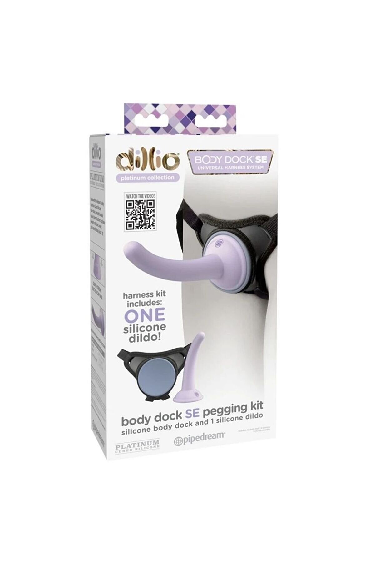 Pi̇pedream Di̇lli̇o Body Dock Se Peddi̇ng Ki̇t Strap-On