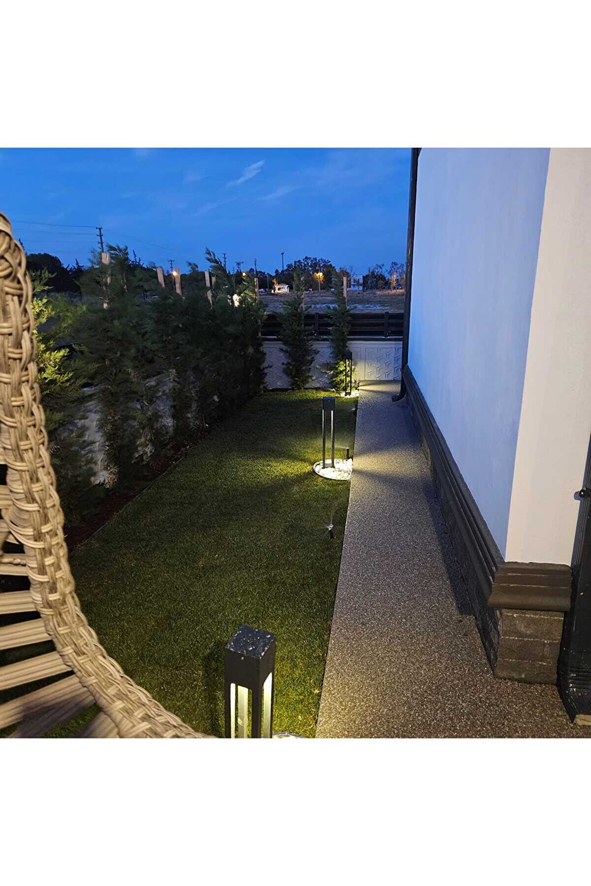 Luma Alümi̇nyum Led Bahçe Bollard Aydınlatma 75 Cm