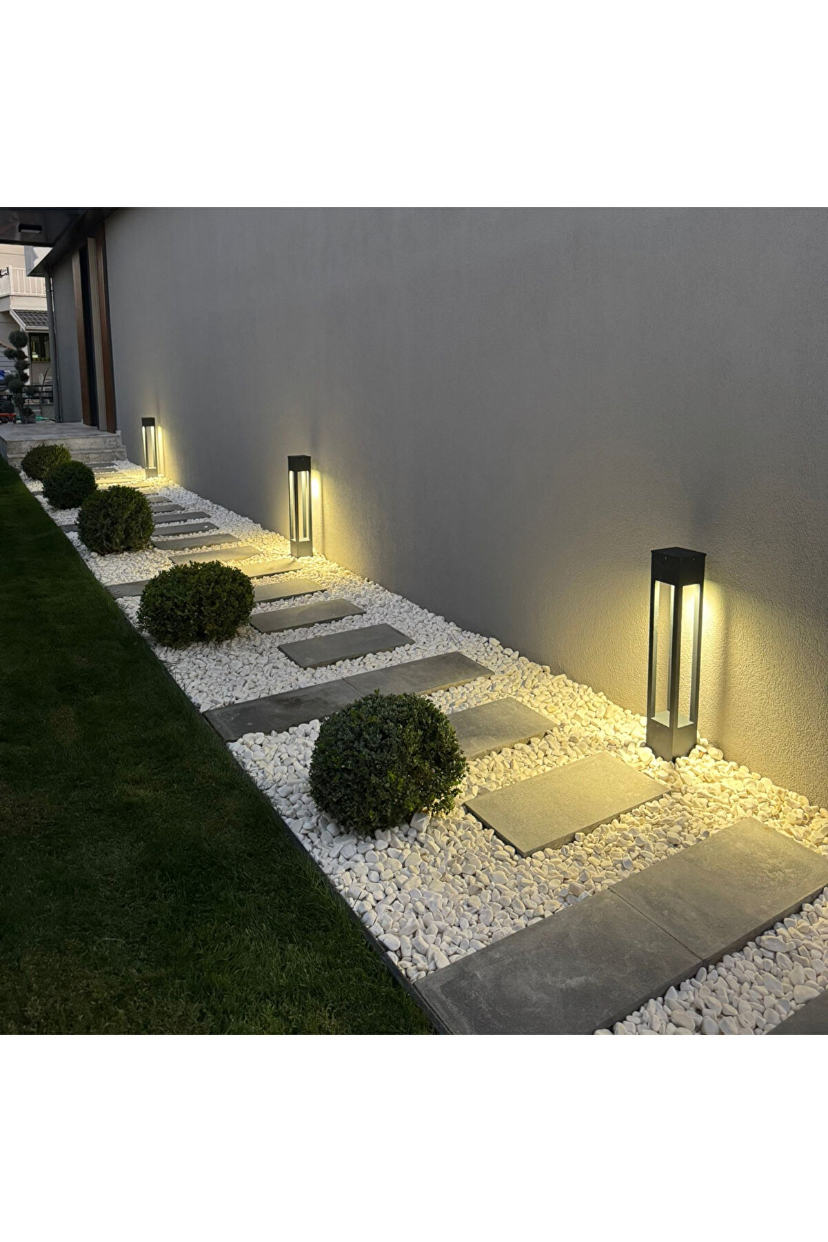 Luma Alümi̇nyum Led Bahçe Bollard Aydınlatma 75 Cm