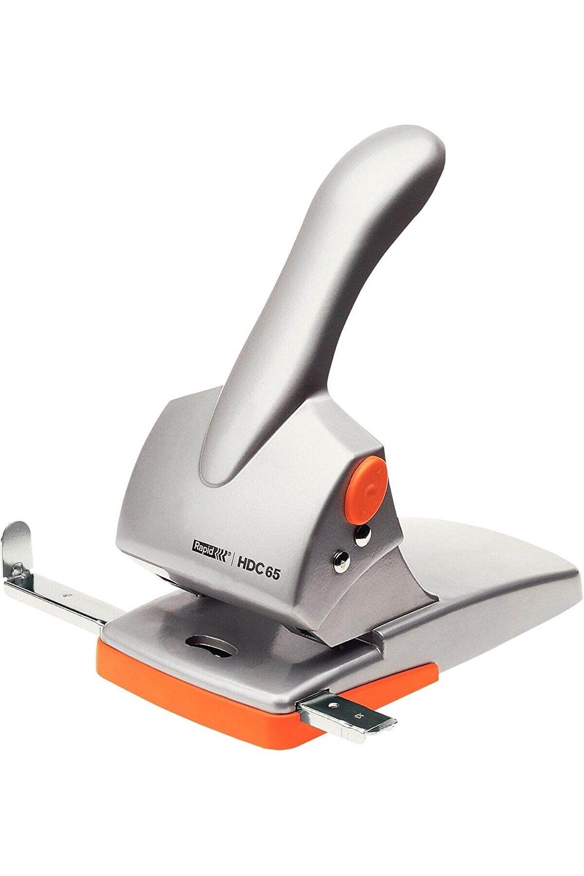 STOREMAX shopverse Delgeç HDC65 Dökme Metal, 65 Yaprak Kapasiteli, Gümüş/Turuncu trendflick 1014773