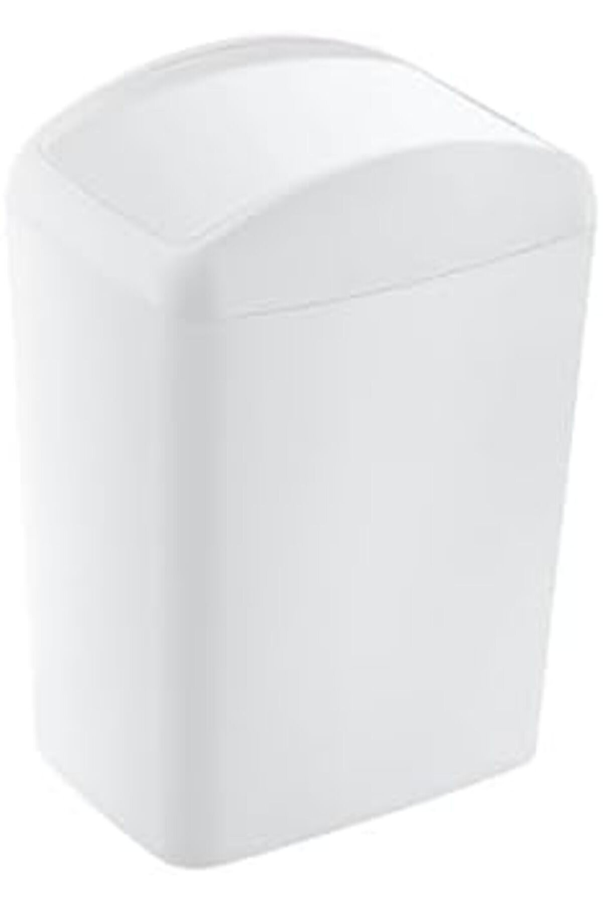 Soft Çöp Kutusu Döner Kapak Beyaz 10 Lt - Beyaz, Çok Amaçlı Döner Kapaklı Çöp Kovası 1014773