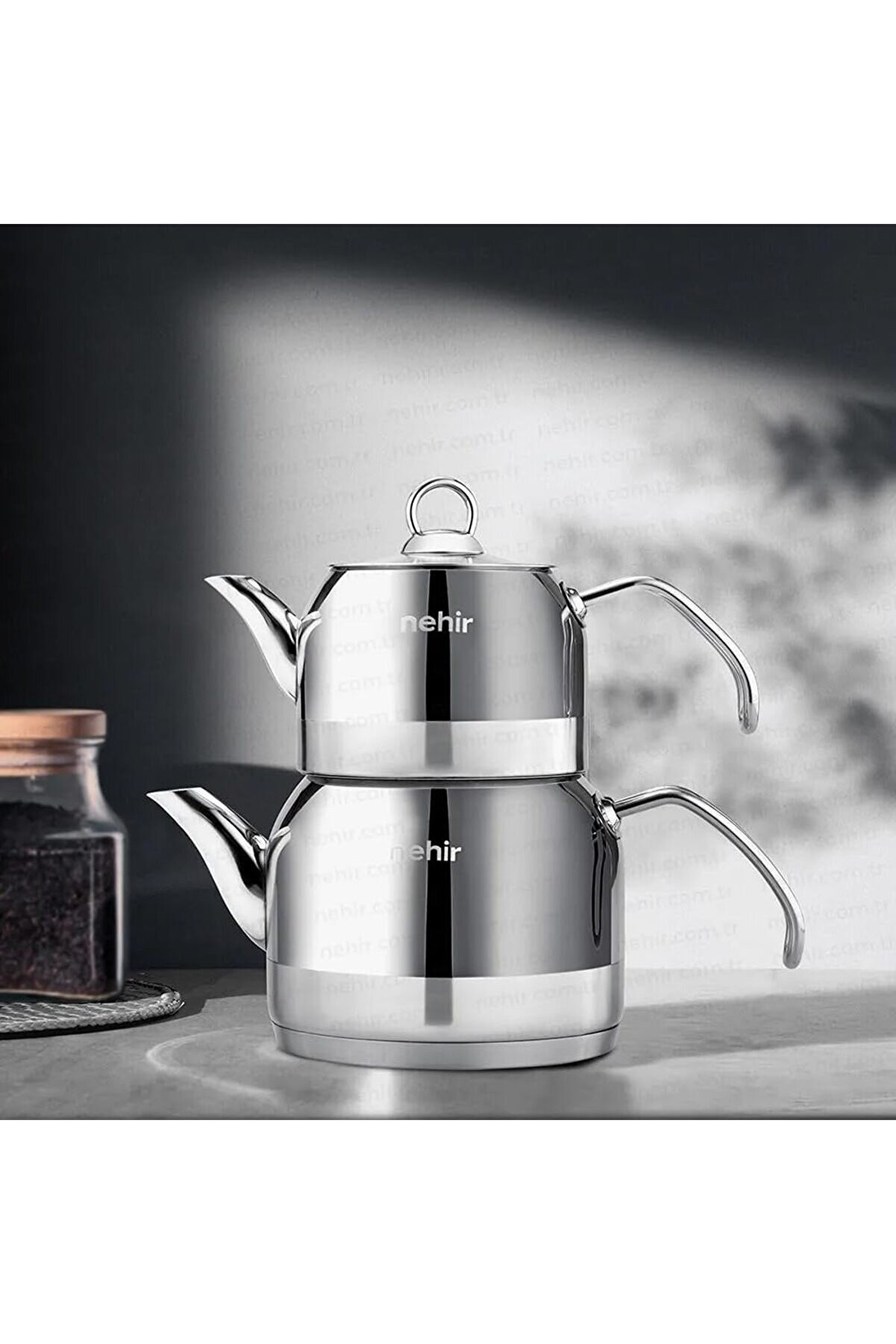 STOREMAX Midi Paslanmaz Çelik Çaydanlık Takımı 1014773