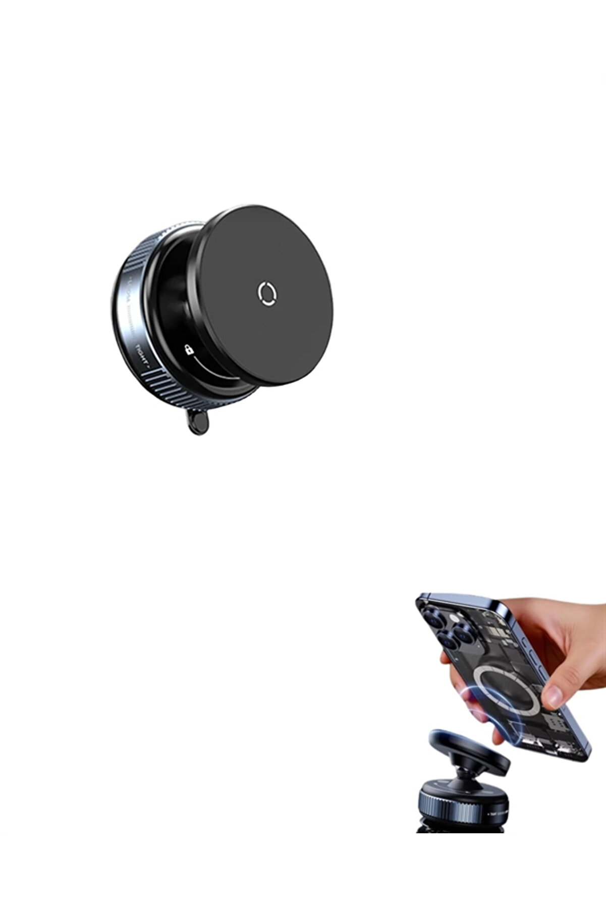 Teknomavm &Ccedil;i̇ft Taraflı Vakum Emme &Ouml;zelli̇kli̇ 4.7+ İn&ccedil; Telefon Tutucu &ndash; G&uuml;venli̇ Sabi̇tleme