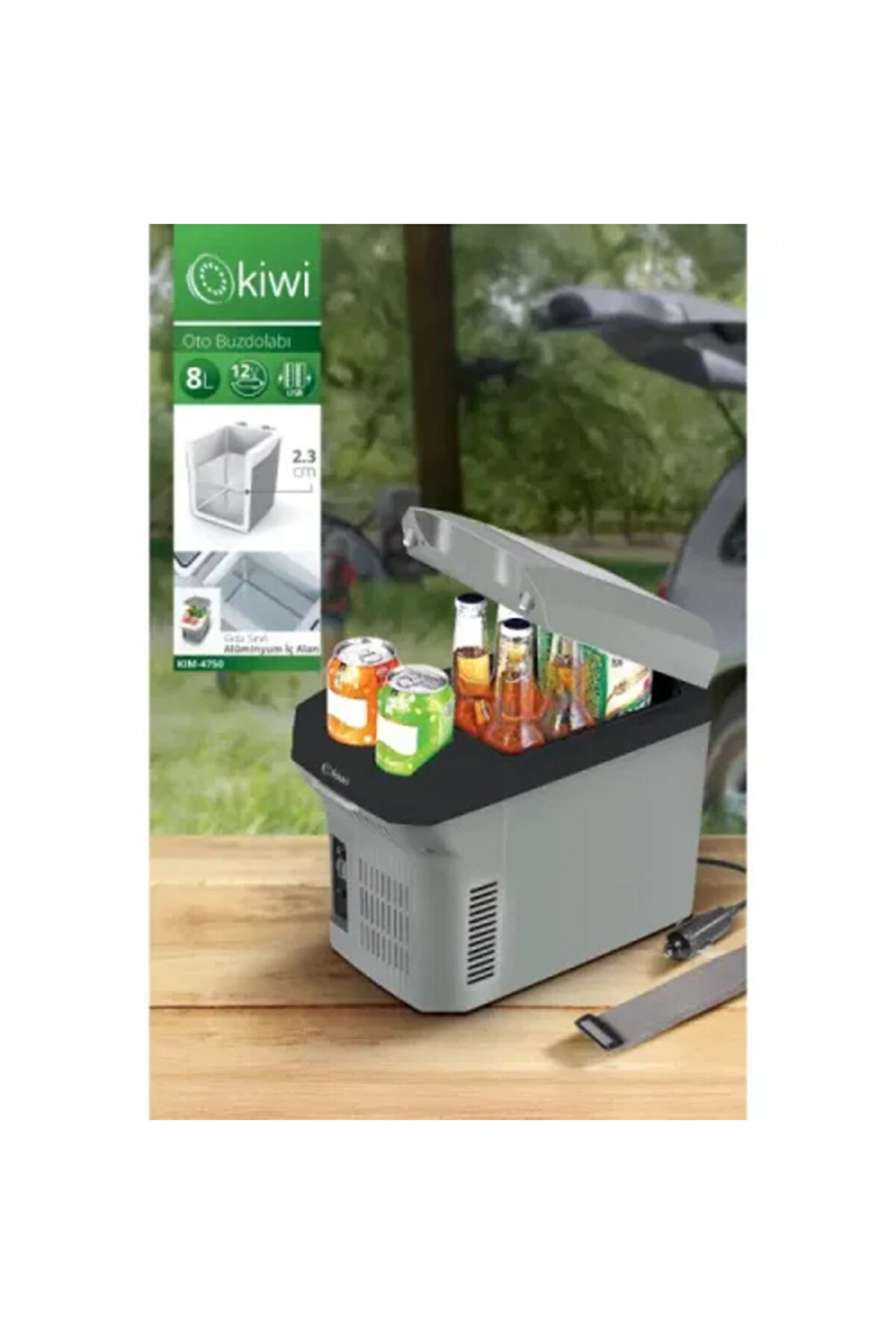 BYKOPUZ Kiwi Araç İçi Oto Buzdolabı