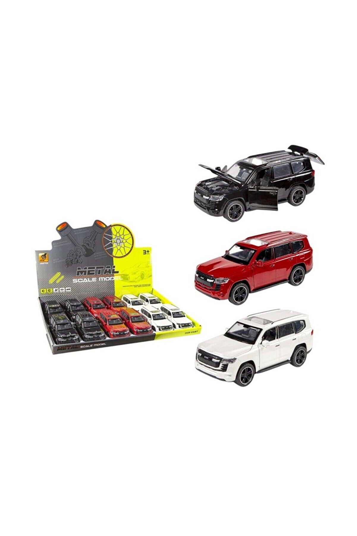 Km3261D Vardem Çek Bırak 132 Işıklı Ve Sesli̇ Metal Land Jeep